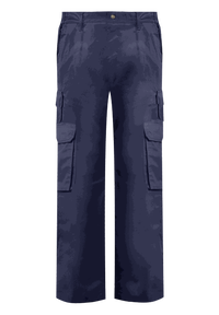 Side-Elastic Stacked Cargo Pocket Pants