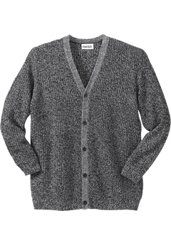 Shaker Knit V-Neck Cardigan Sweater