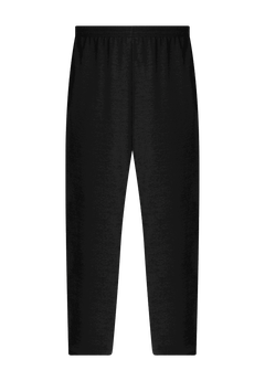 Big & Tall Fleece Open-Bottom Sweatpants, Black | King Size
