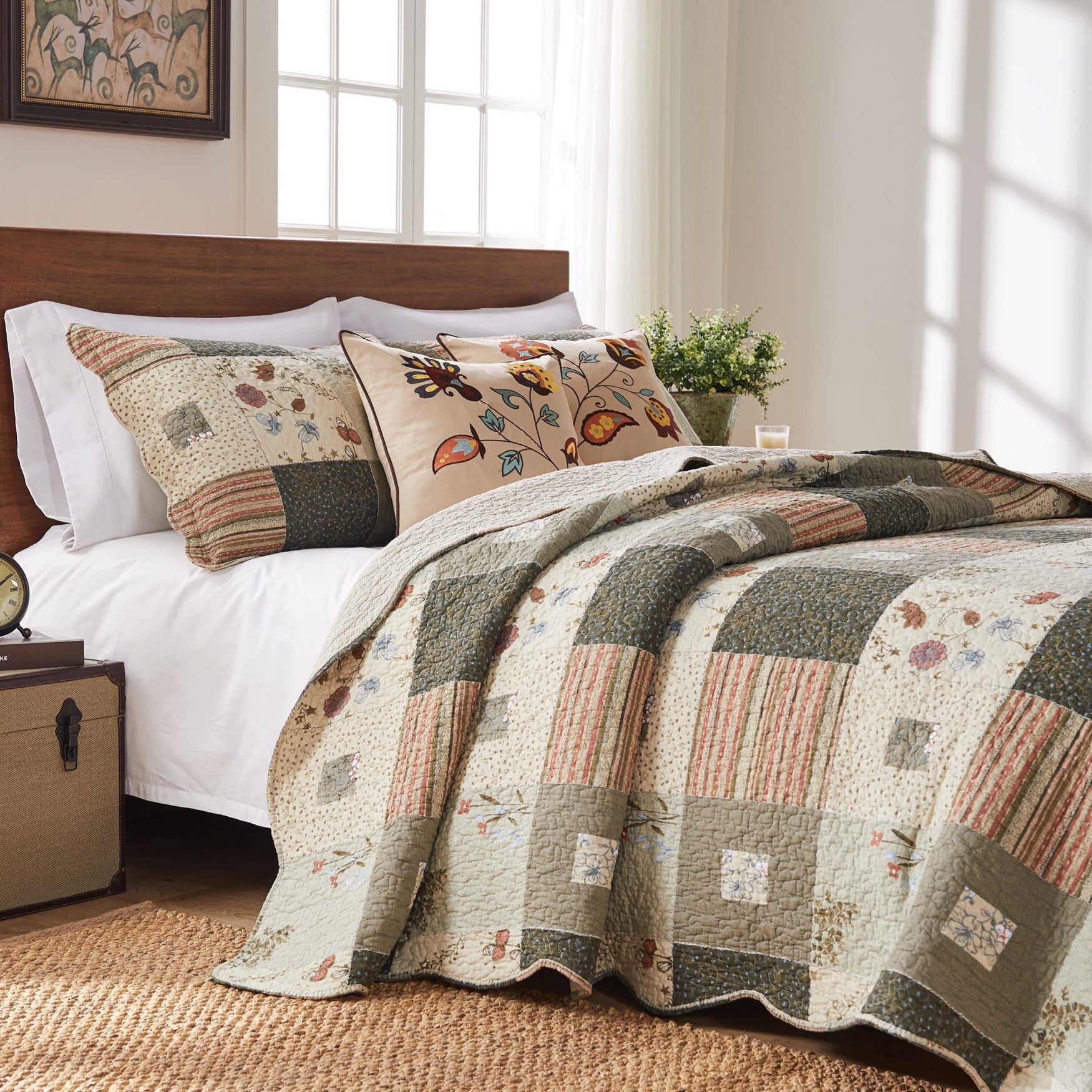 Sedona Quilt Set by Greenland Home Fashions King Size