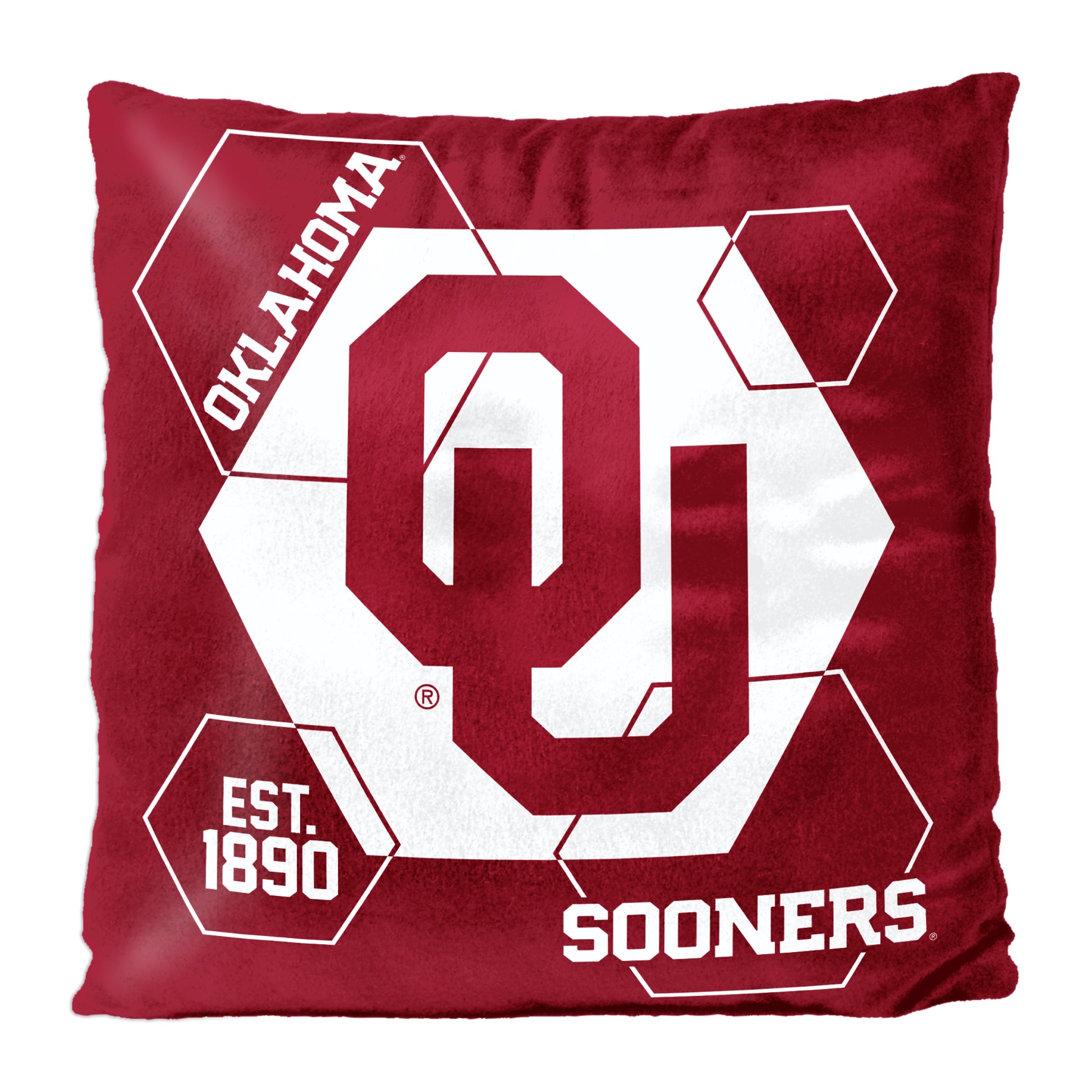 Oklahoma Connector Velvet Reverse Pillow, MULTI