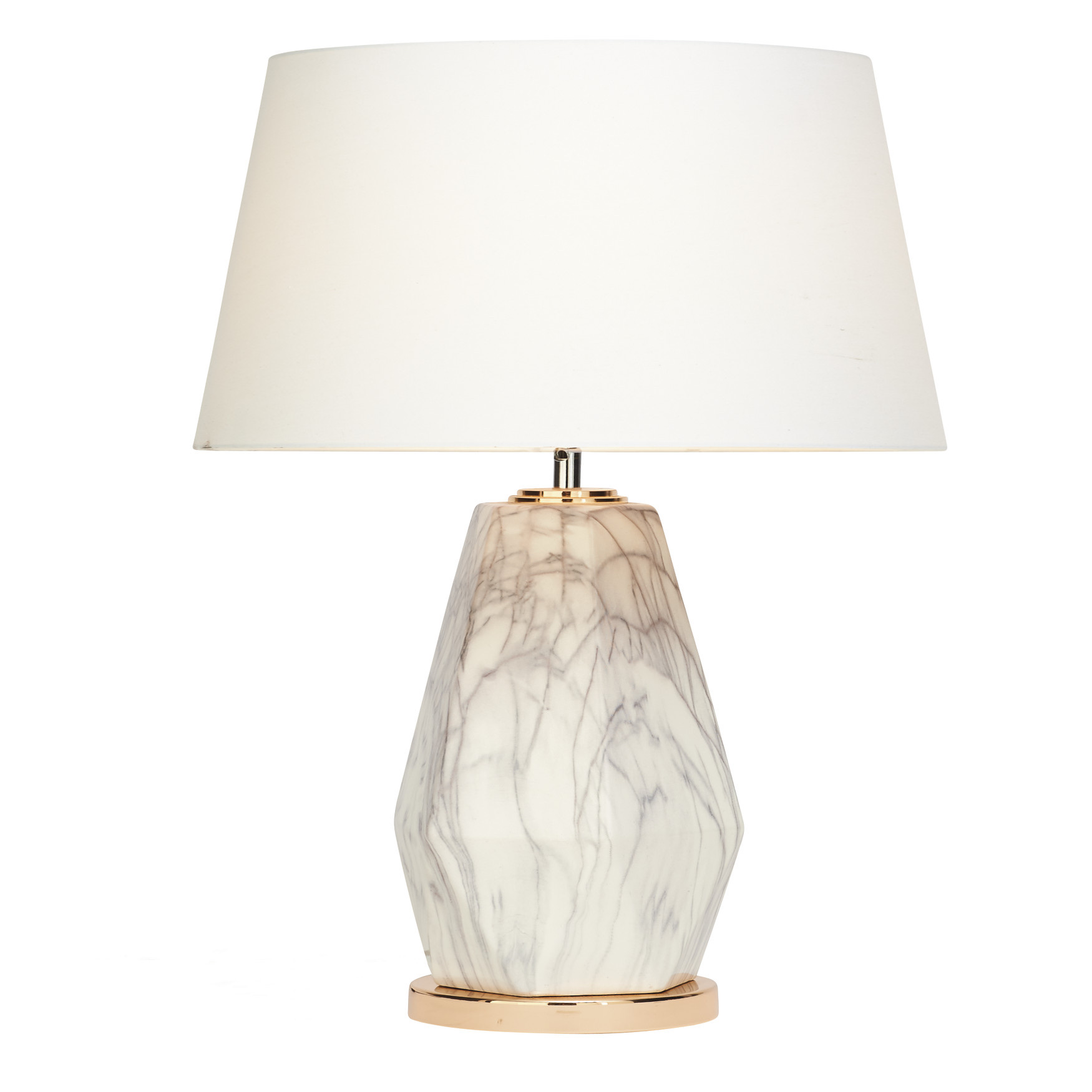 Cosmoliving By Cosmopolitan Stone Glam Table Lamp, GOLD