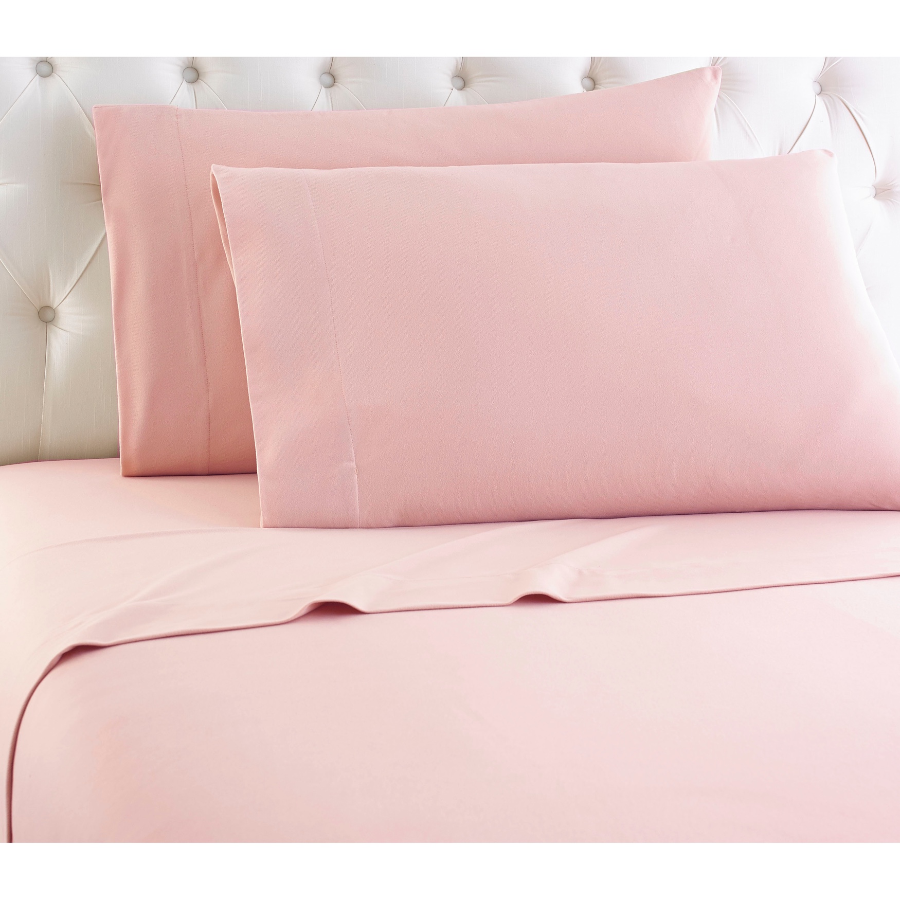 Micro Flannel® Solid Pink Flannel Sheet Set, 