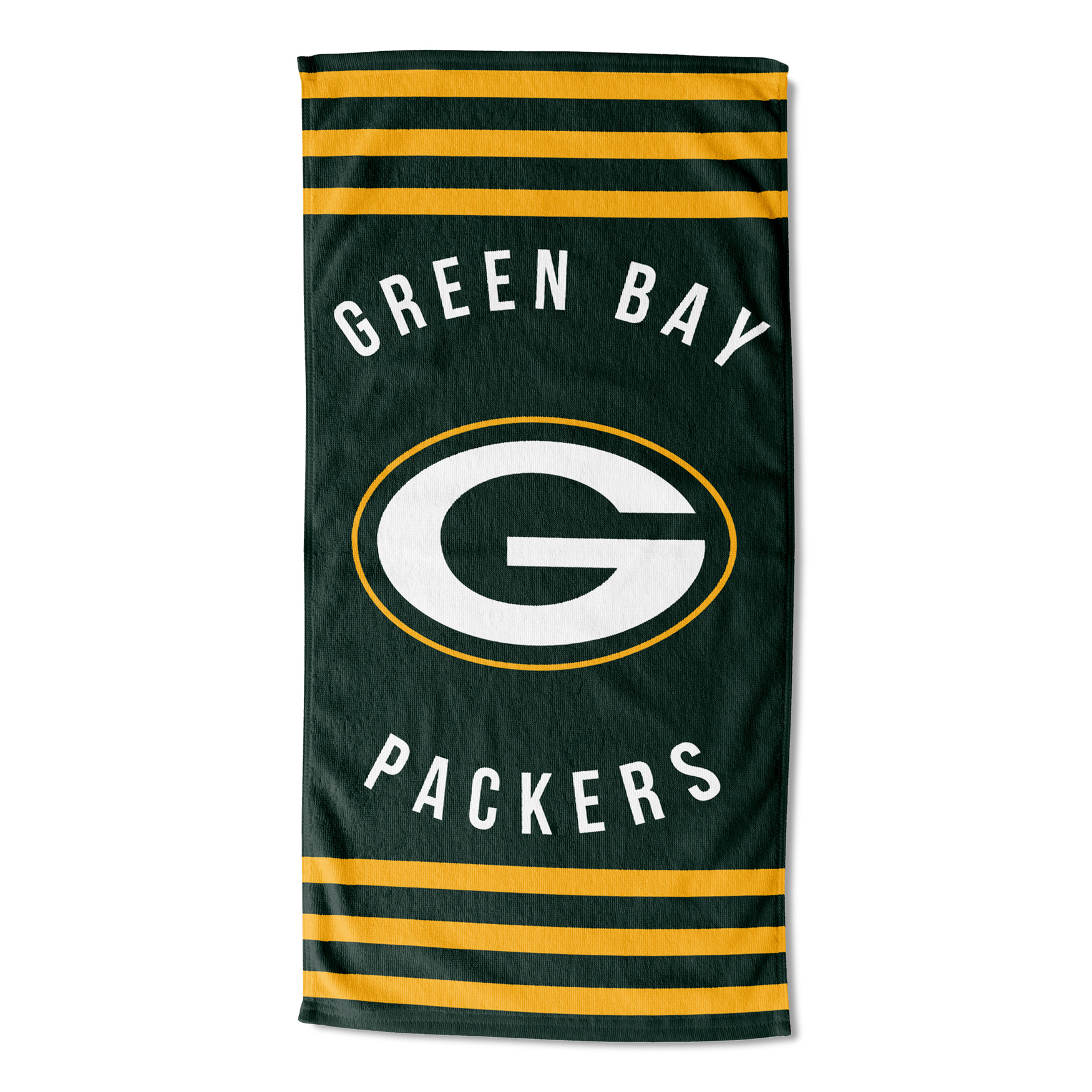 Packers Stripes Beach Towel, MULTI