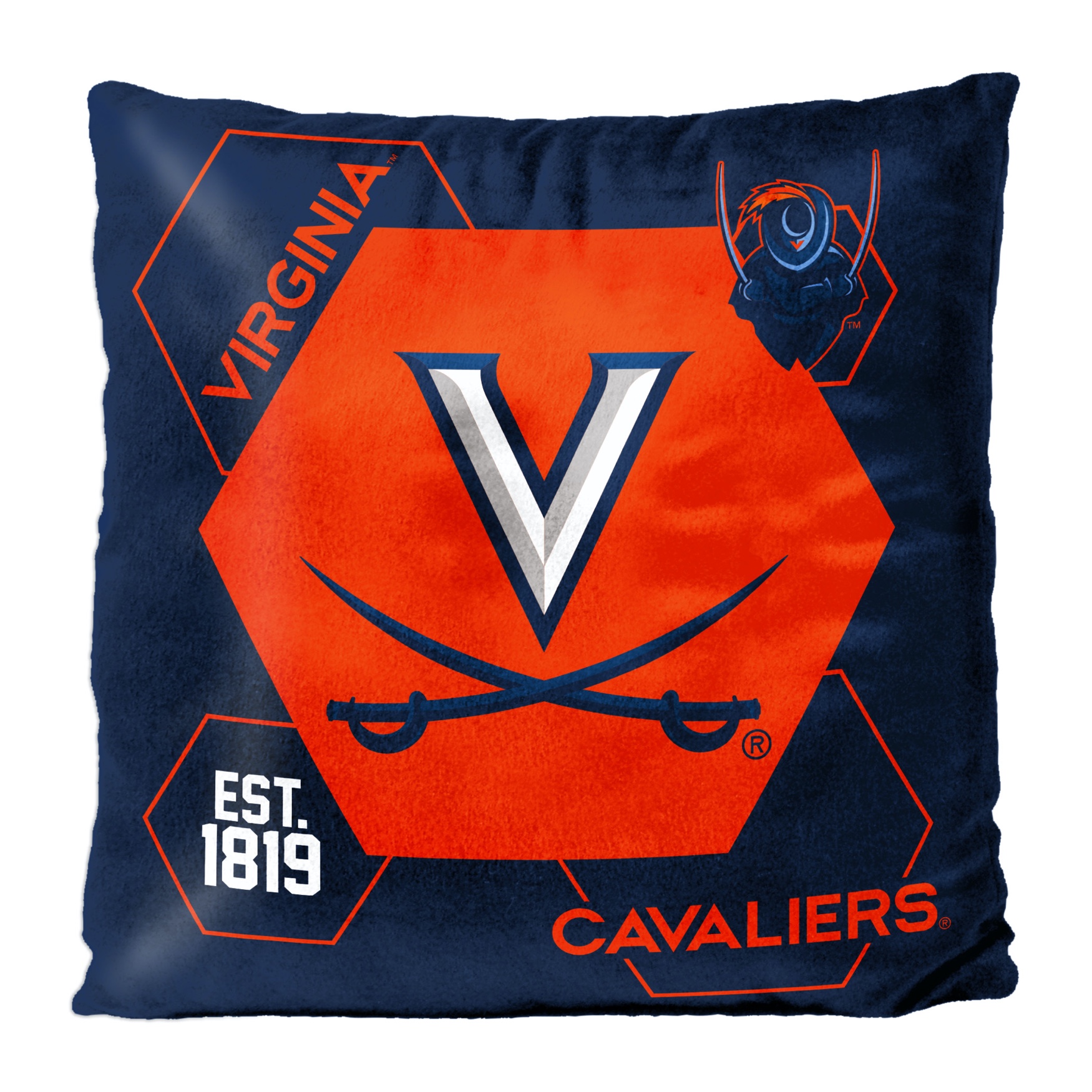 Virginia Connector Velvet Reverse Pillow, MULTI