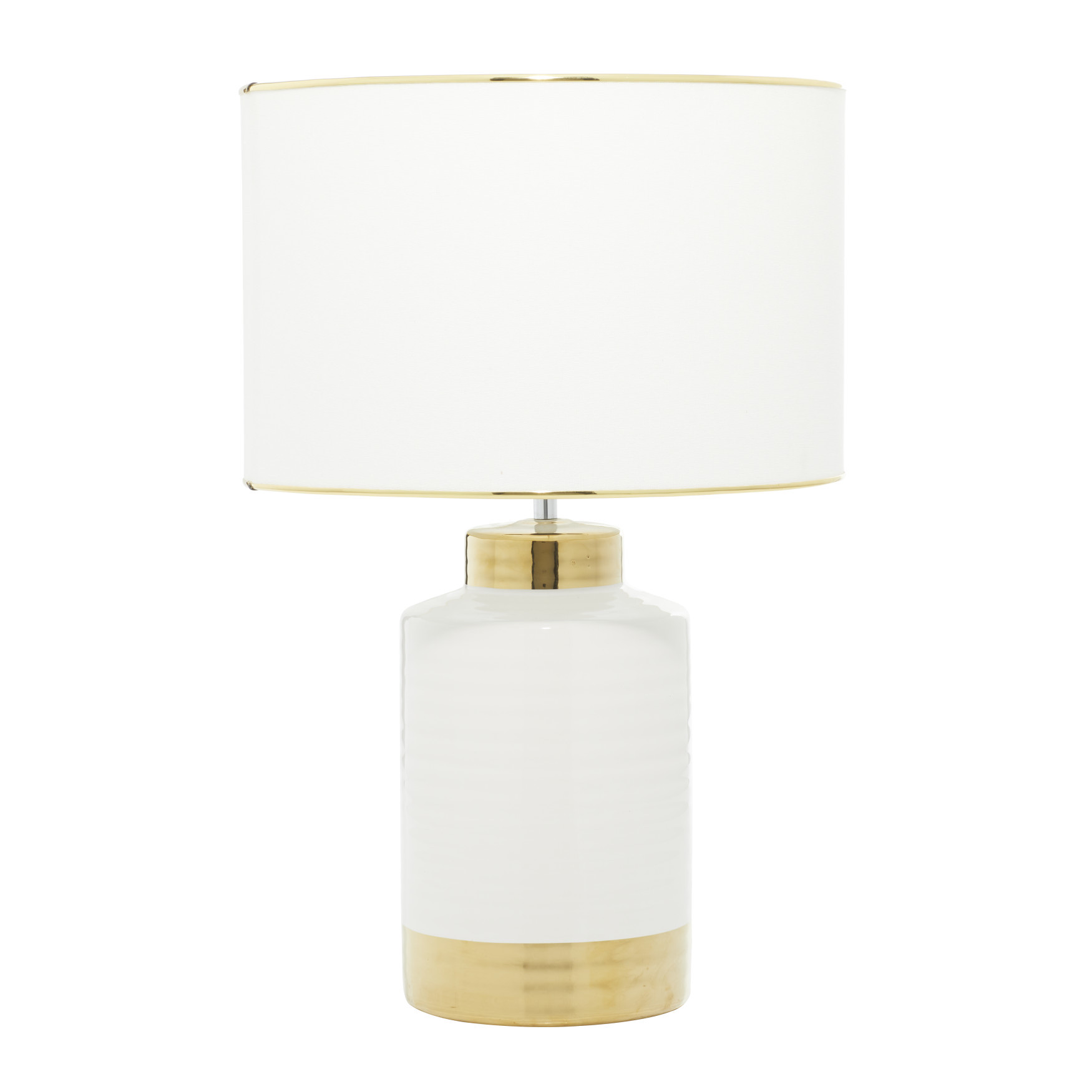 Cosmoliving By Cosmopolitan Ceramic Table Lamp, GOLD