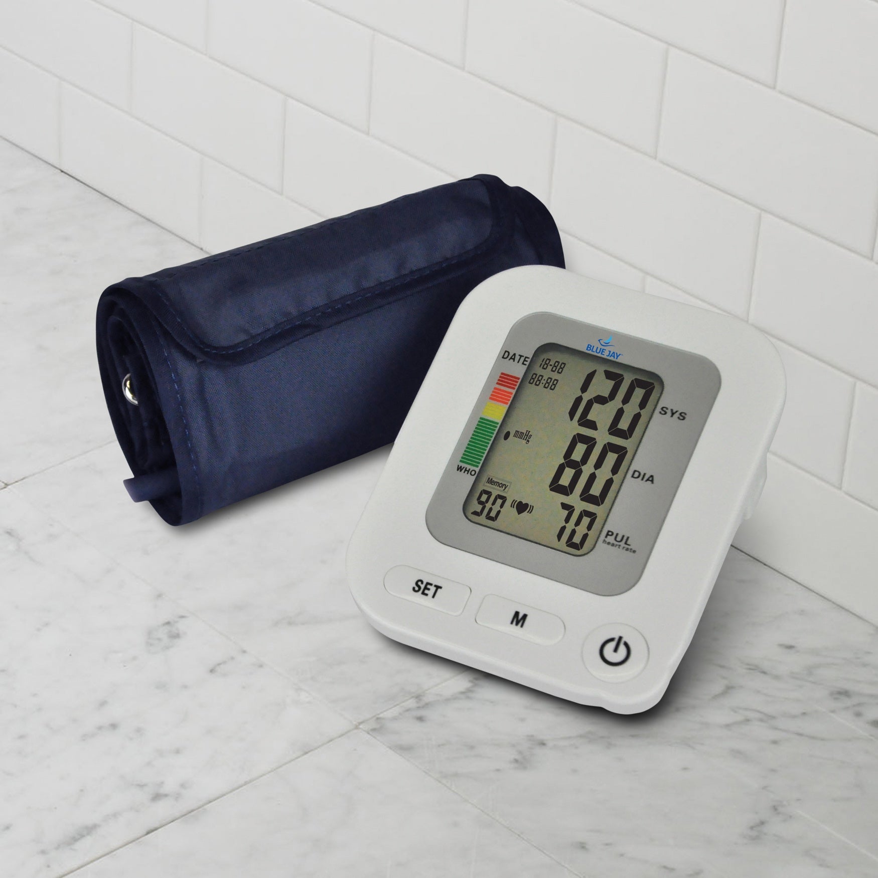 Automatic Blood Pressure Monitor XL Cuff, Gray King Size