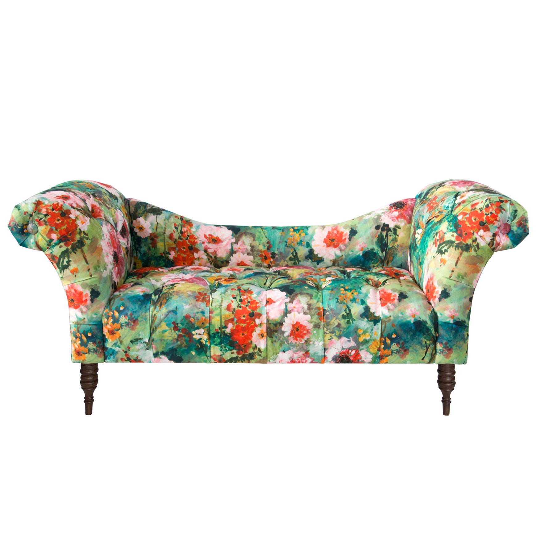 Tufted Chaise Lounge with Diamond Tufting, 4278457 | King Size Tufted Chaise Lounge with Diamond Tufting, 4278457 | King Size