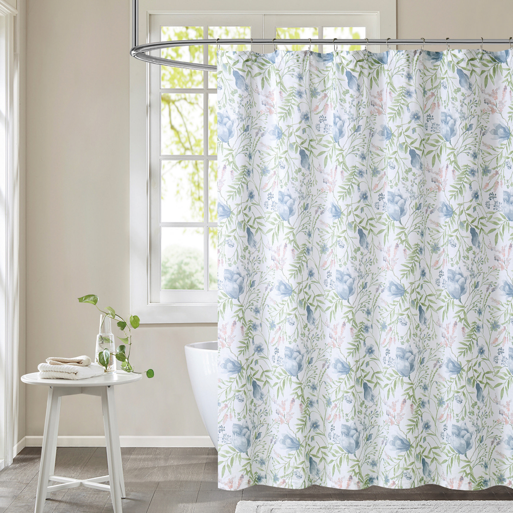 Cottage Classics Field Floral Shower Curtain, MULTI