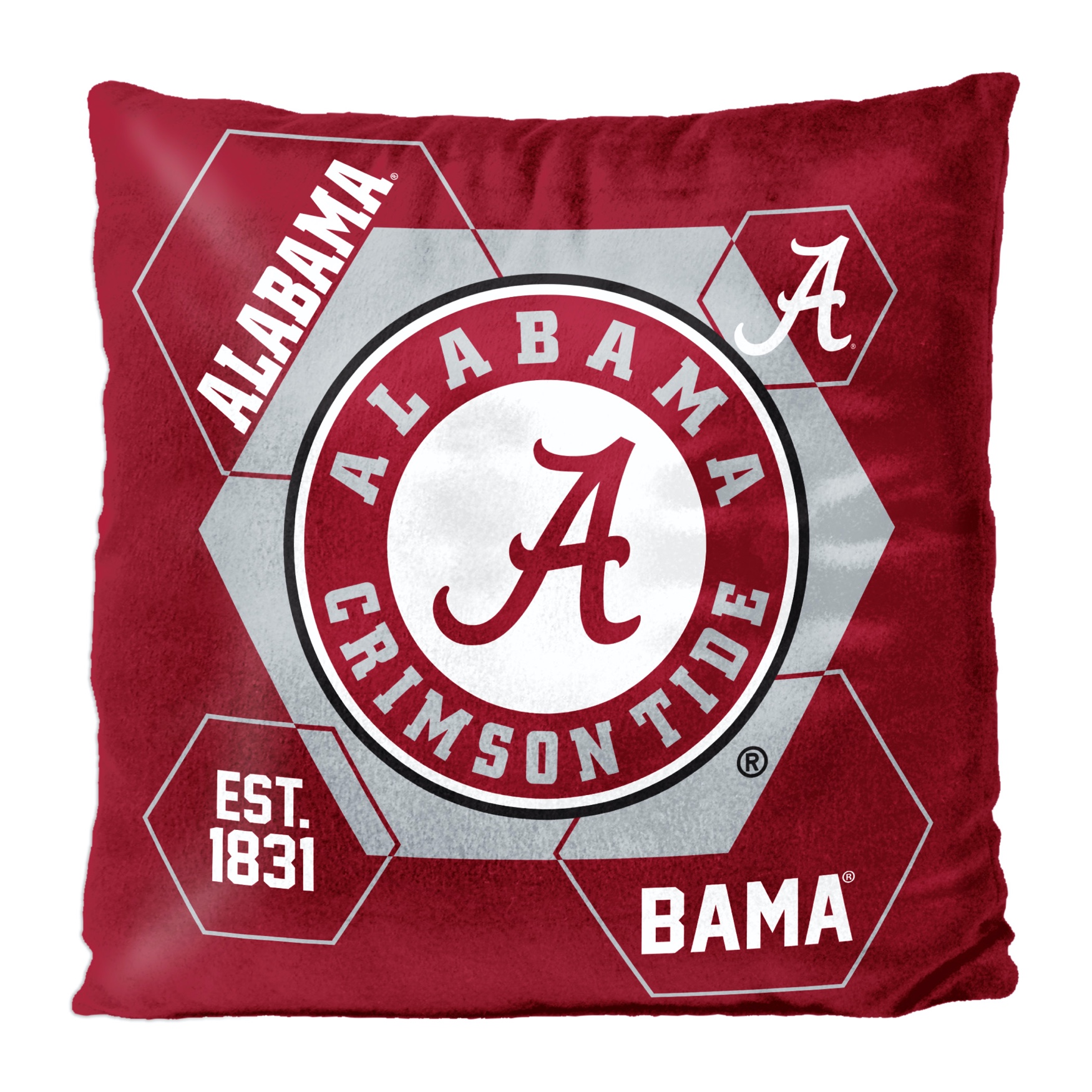 Alabama Connector Velvet Reverse Pillow, MULTI