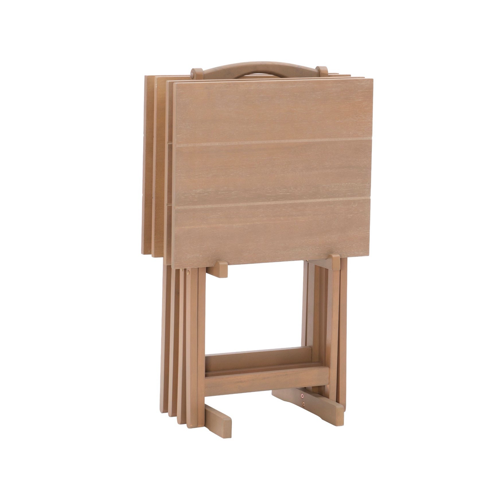 Folded acacia tray table product image