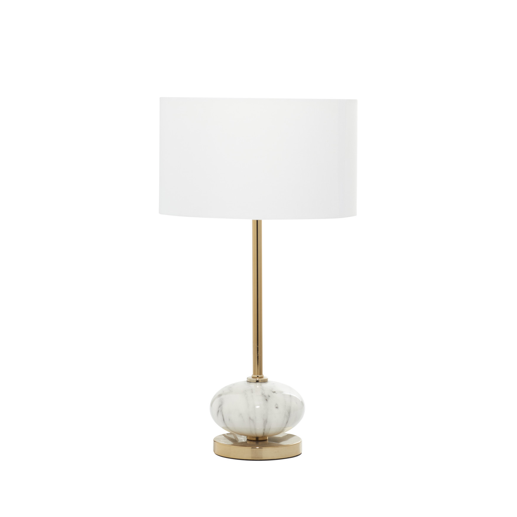 Gold Metal Glam Table Lamp, GOLD