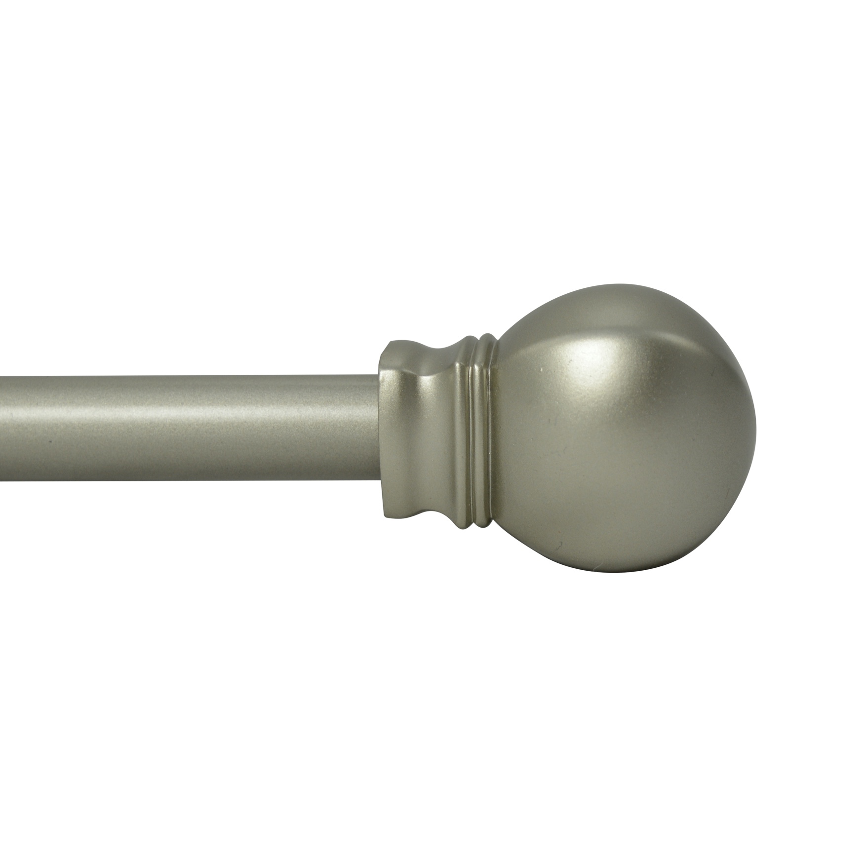 28&quot;-48&quot; Rod set with Ball Finial, PEWTER