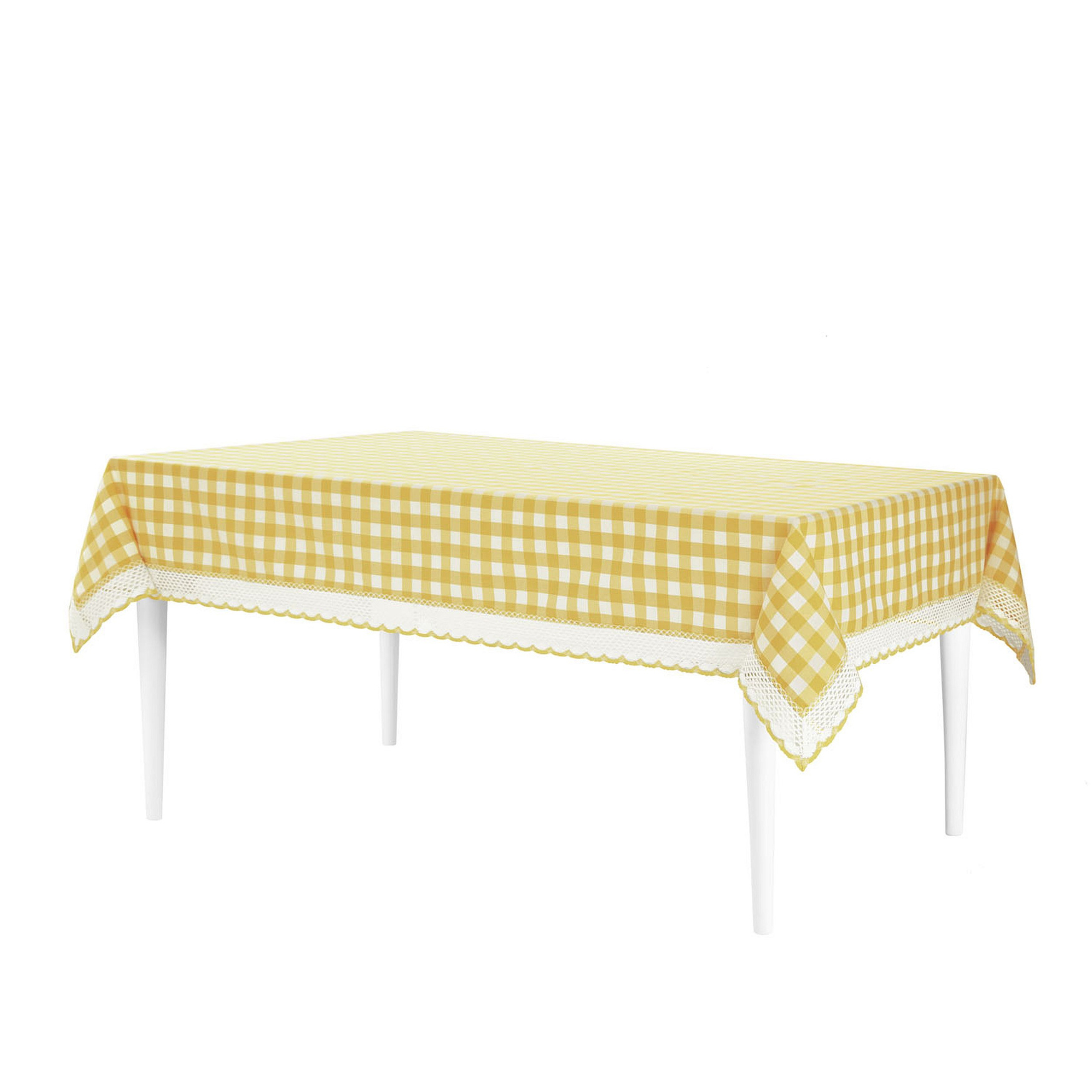 Buffalo Check Tablecloth - 60-in x 104-in, 