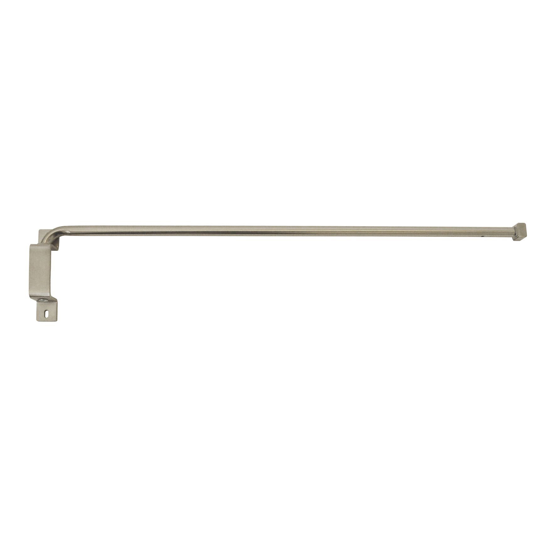 Innovative Swing Arm Curtain Rod - Brent 20-36, BRUSHED NICKEL