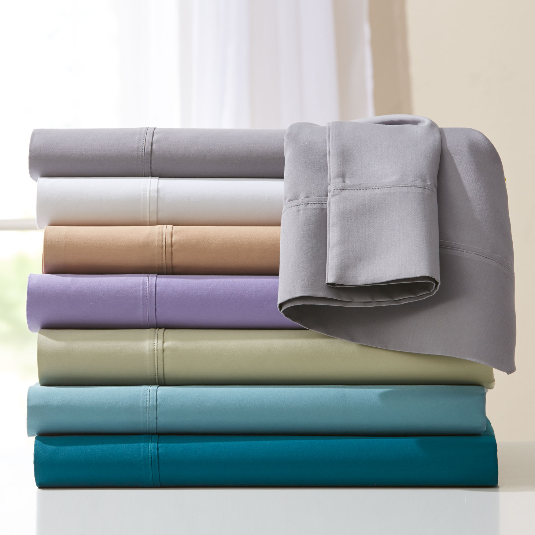 Bed Tite™ 500-TC Cotton/Poly Blend Sheet Set, 