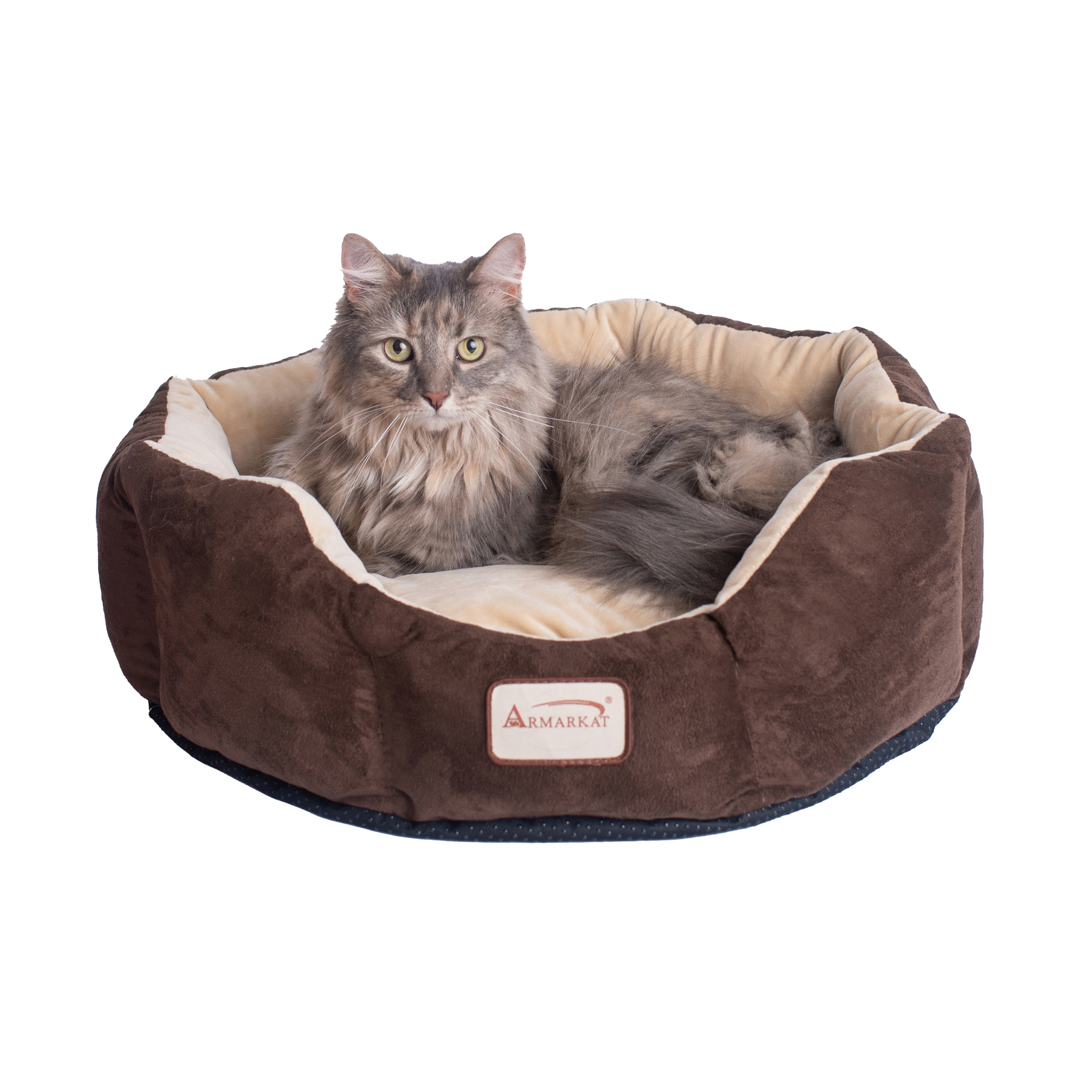Cozy Pet Bed, Mocha/Beige For Cats And Extra Small Dogs, BEIGE MOCHA