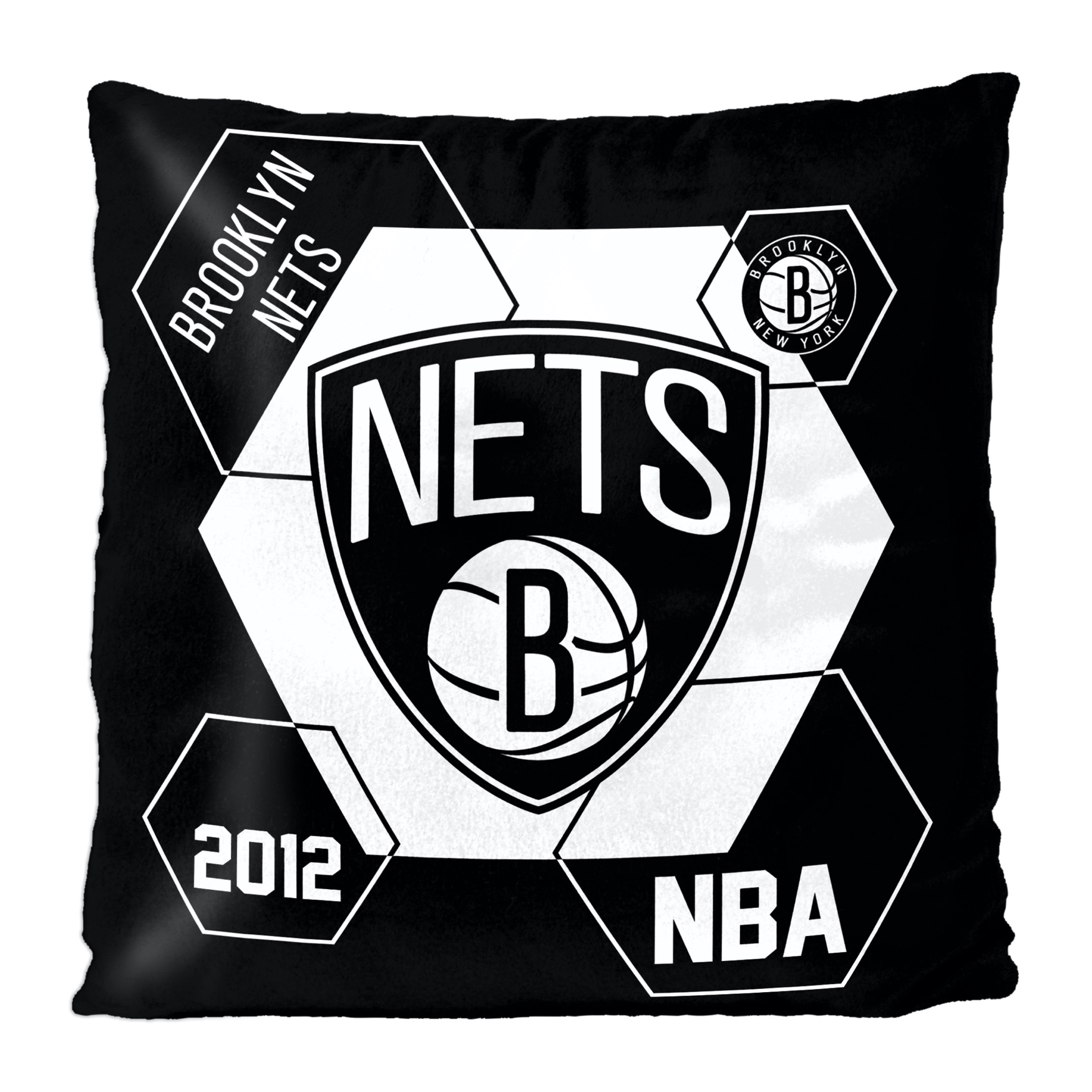 Nets Velvet Reverse Pillow, MULTI