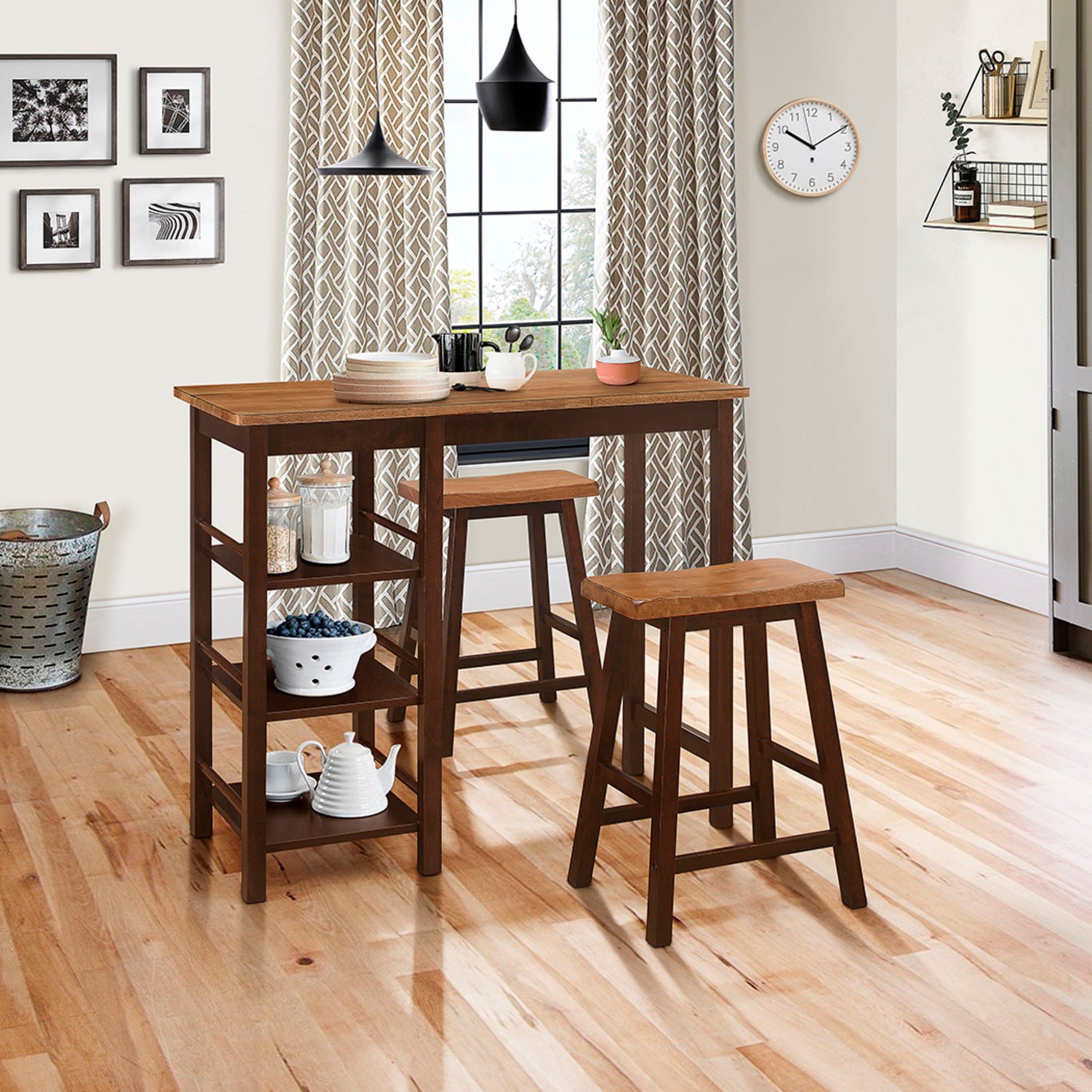 Tampa 3-Pc. Bar Table & Stools | King Size