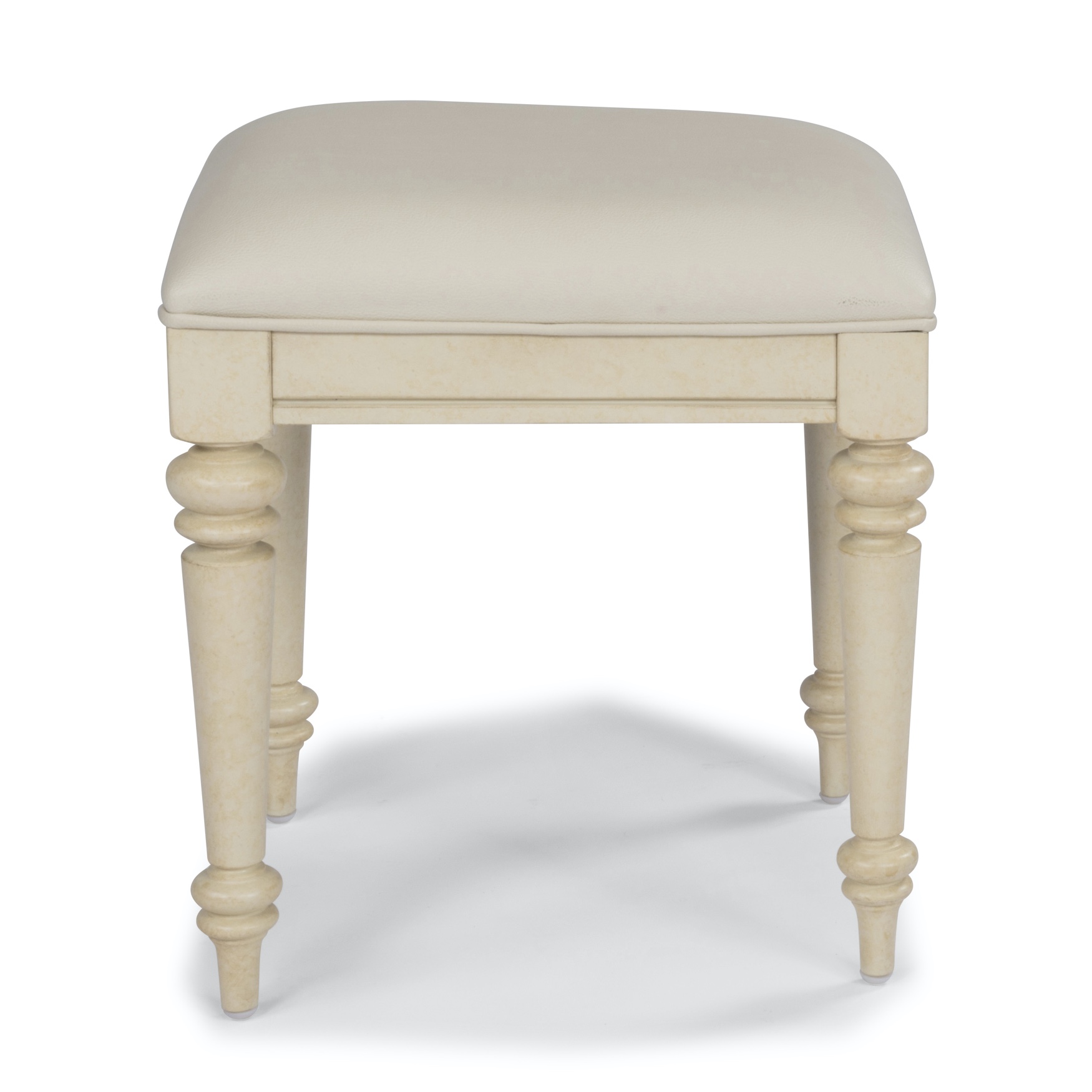 Provence White Vanity Bench, WHITE