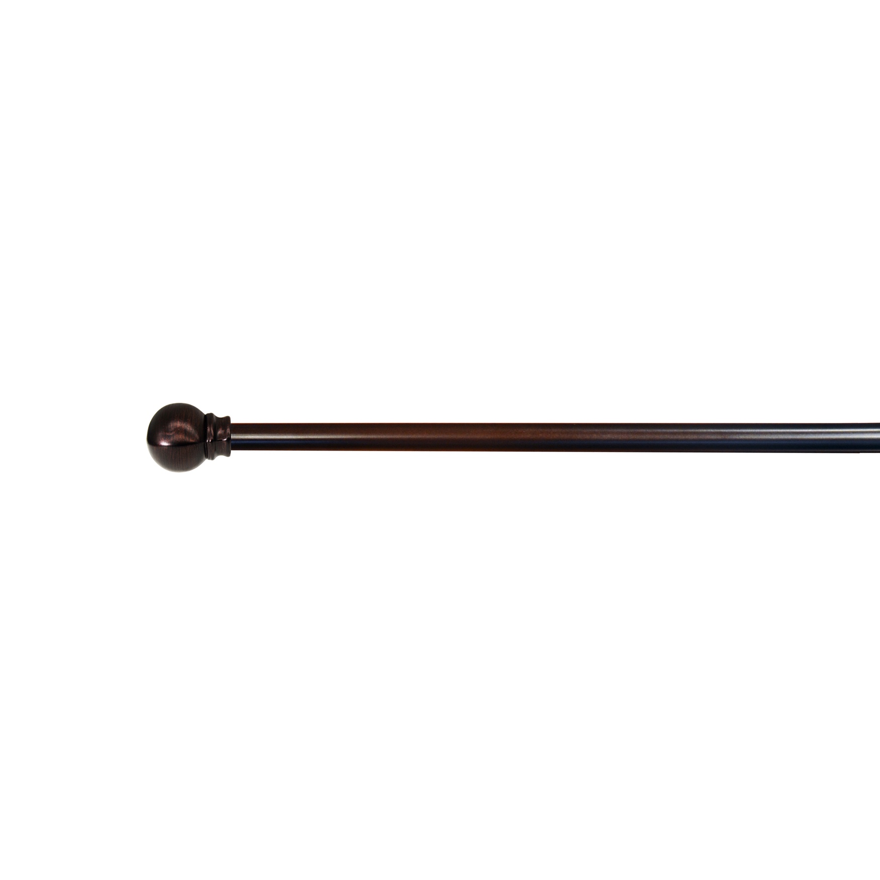 66&quot;-120&quot; Rod set with Ball Finial, EXPRESSO