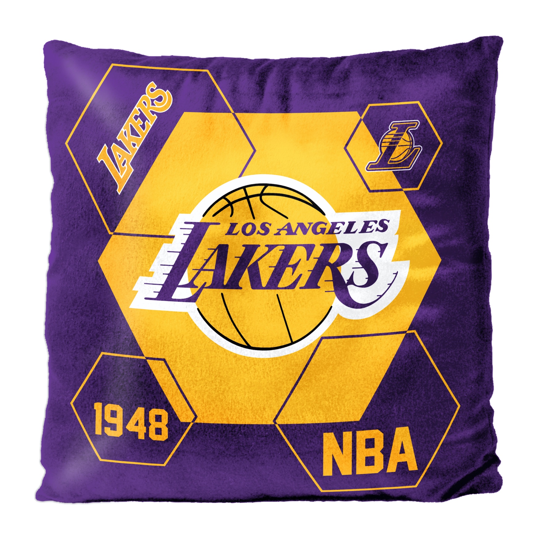 Lakers Velvet Reverse Pillow, MULTI