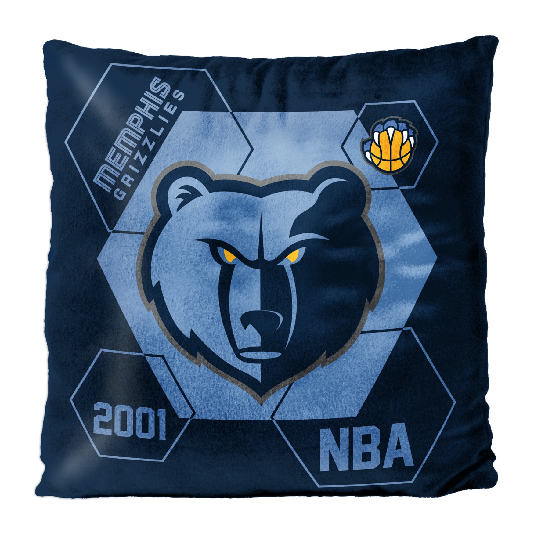 Grizzlies Velvet Reverse Pillow, MULTI
