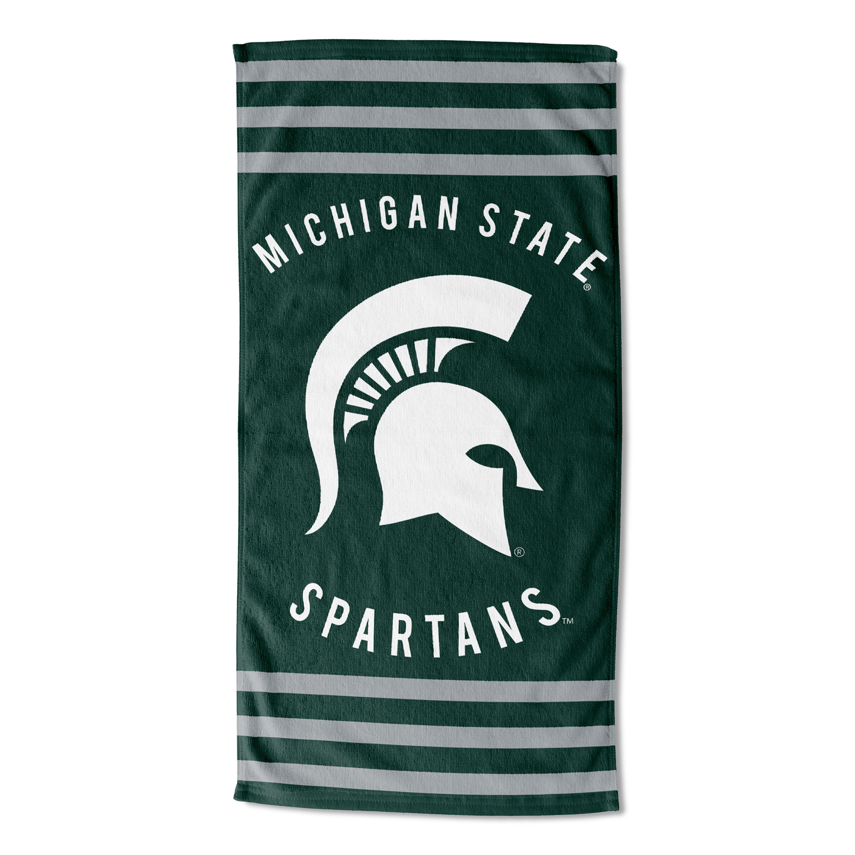 Michigan State Stripes Beach Towel, MULTI