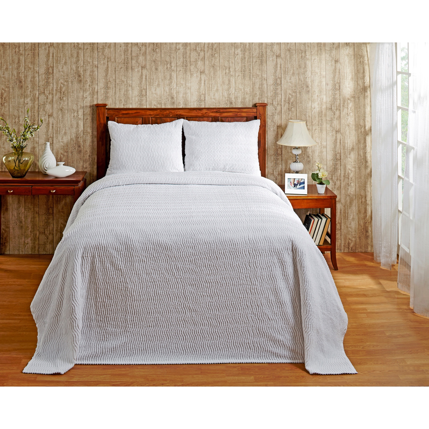 Natick Collection Tufted Chenille Bedspread , 
