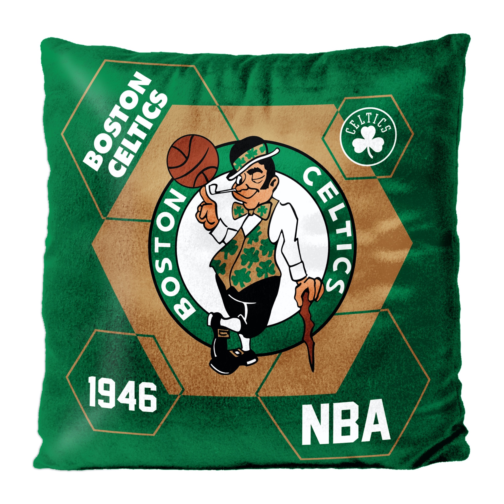 Celtics Velvet Reverse Pillow, MULTI