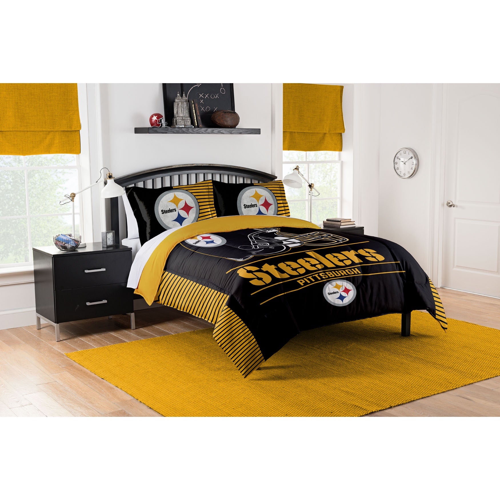 COMFORTER SET DRAFT-STEELERS | King Size