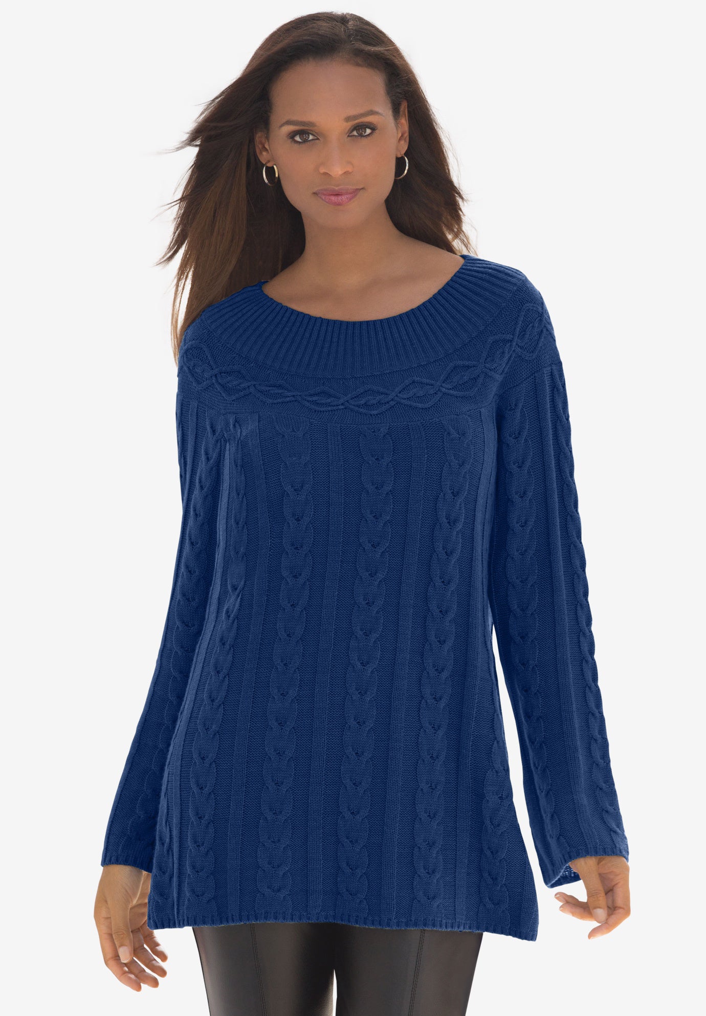 Cable Knit Tunic King Size