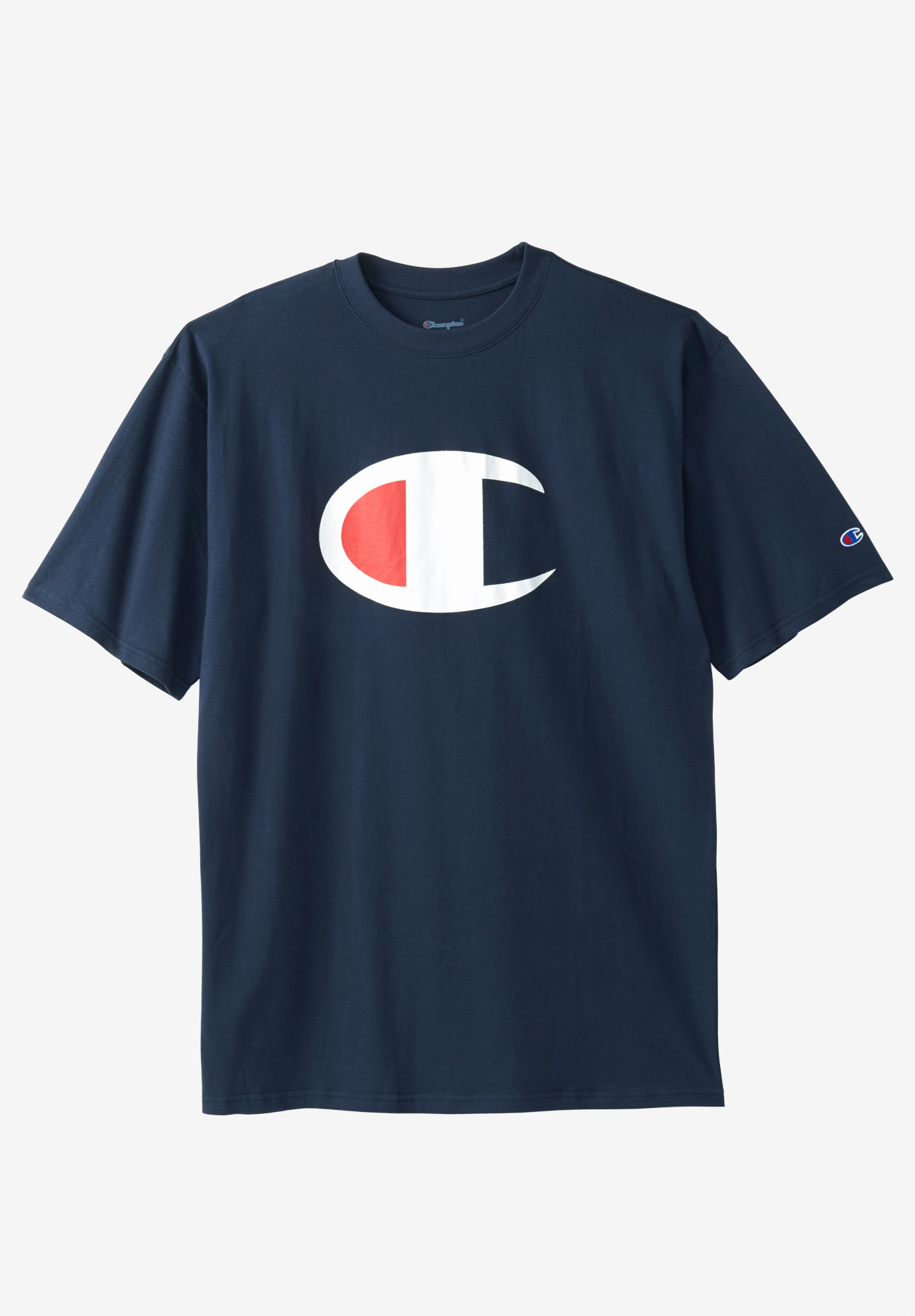 champion large logo t shirt