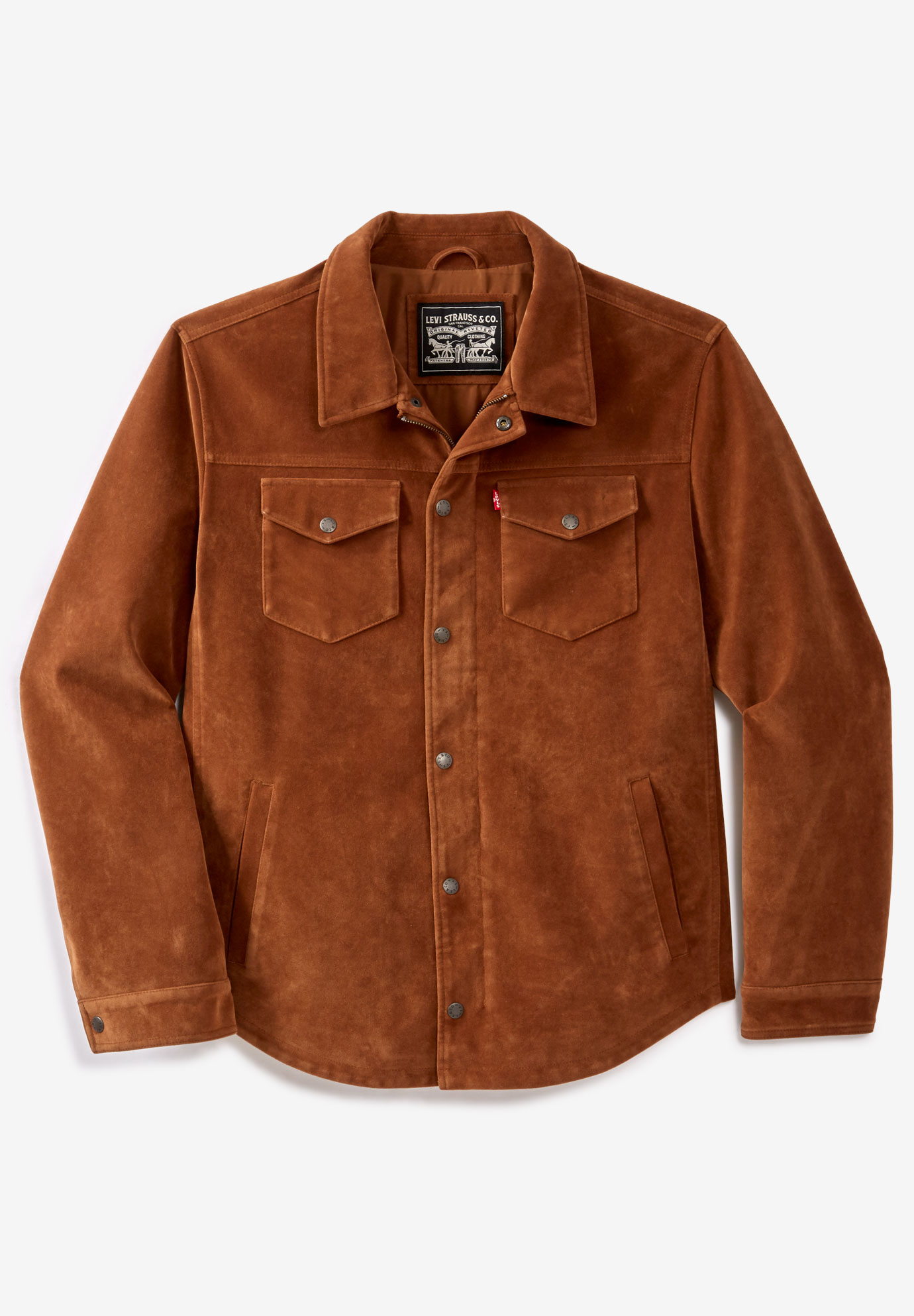 Levi’s® Faux Suede Shirt Jacket | King Size