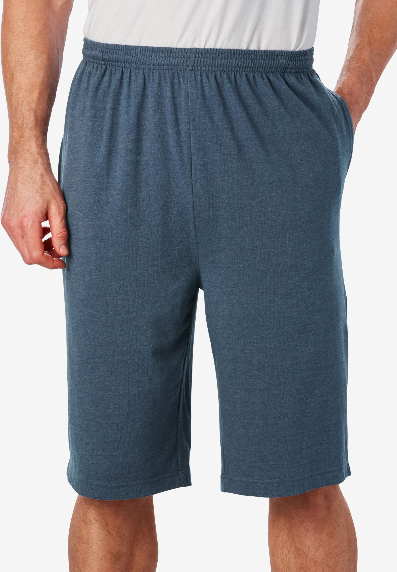 Lightweight Extra Long Shorts| Big and Tall Active Shorts | King Size