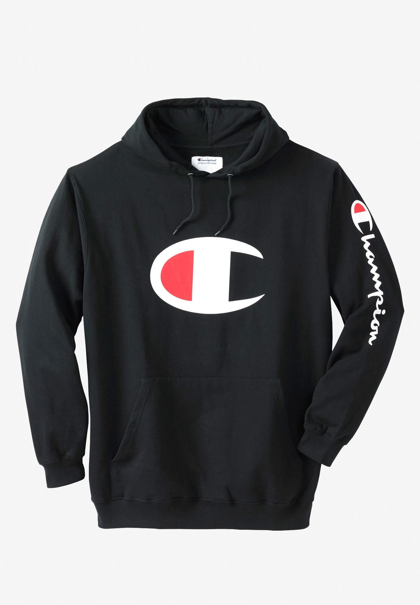 Champion® Large Logo Hoodie| Big and Tall Hoodies & Sweatshirts | King Size