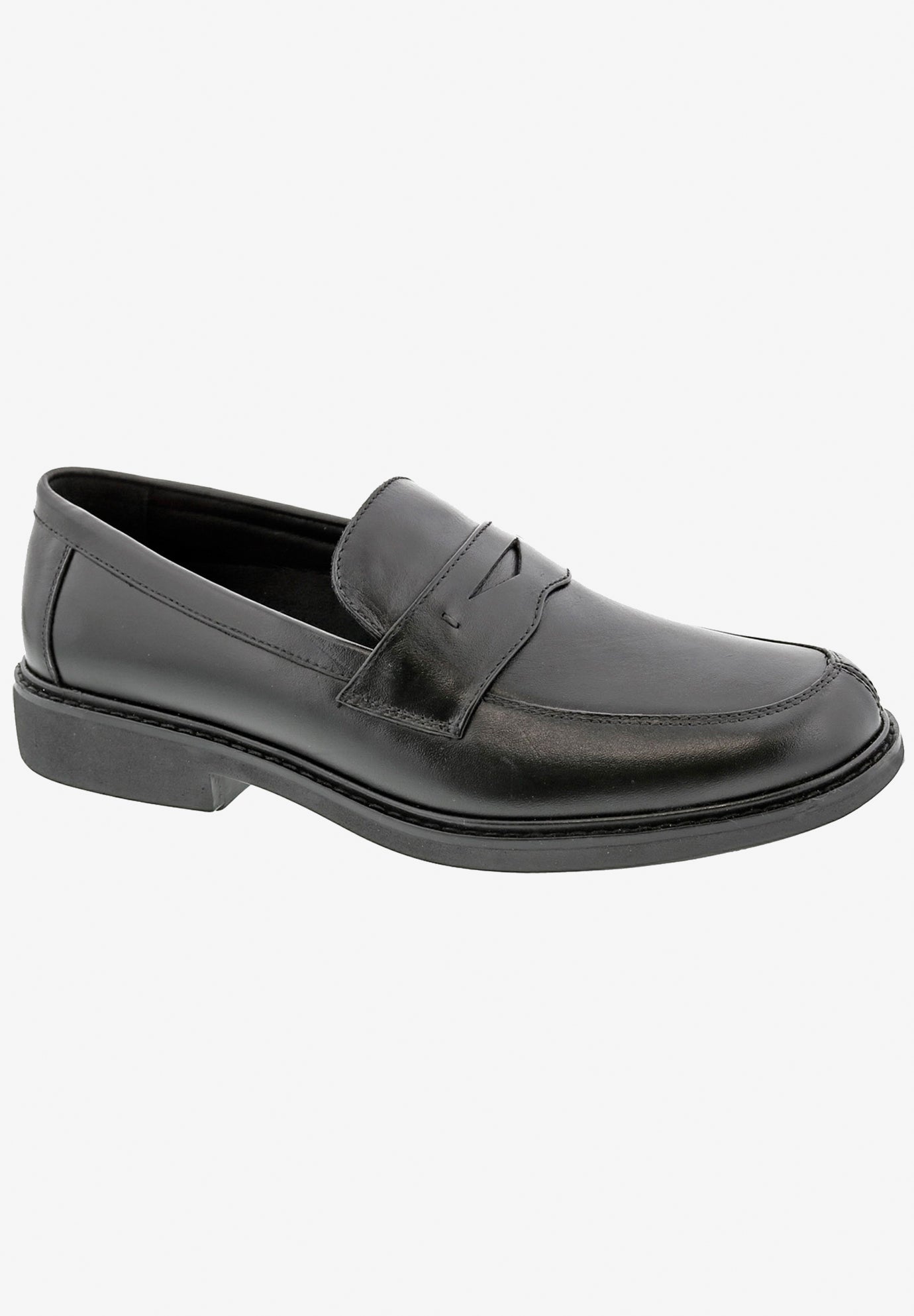Drew Essex Men\'s 12 6E Classic Penny Loafer Burgundy Leather‎ Therapeutic shoes Dress Shoe Penny Loafer Diablo Antique & Dark Grey Leather  main image 4