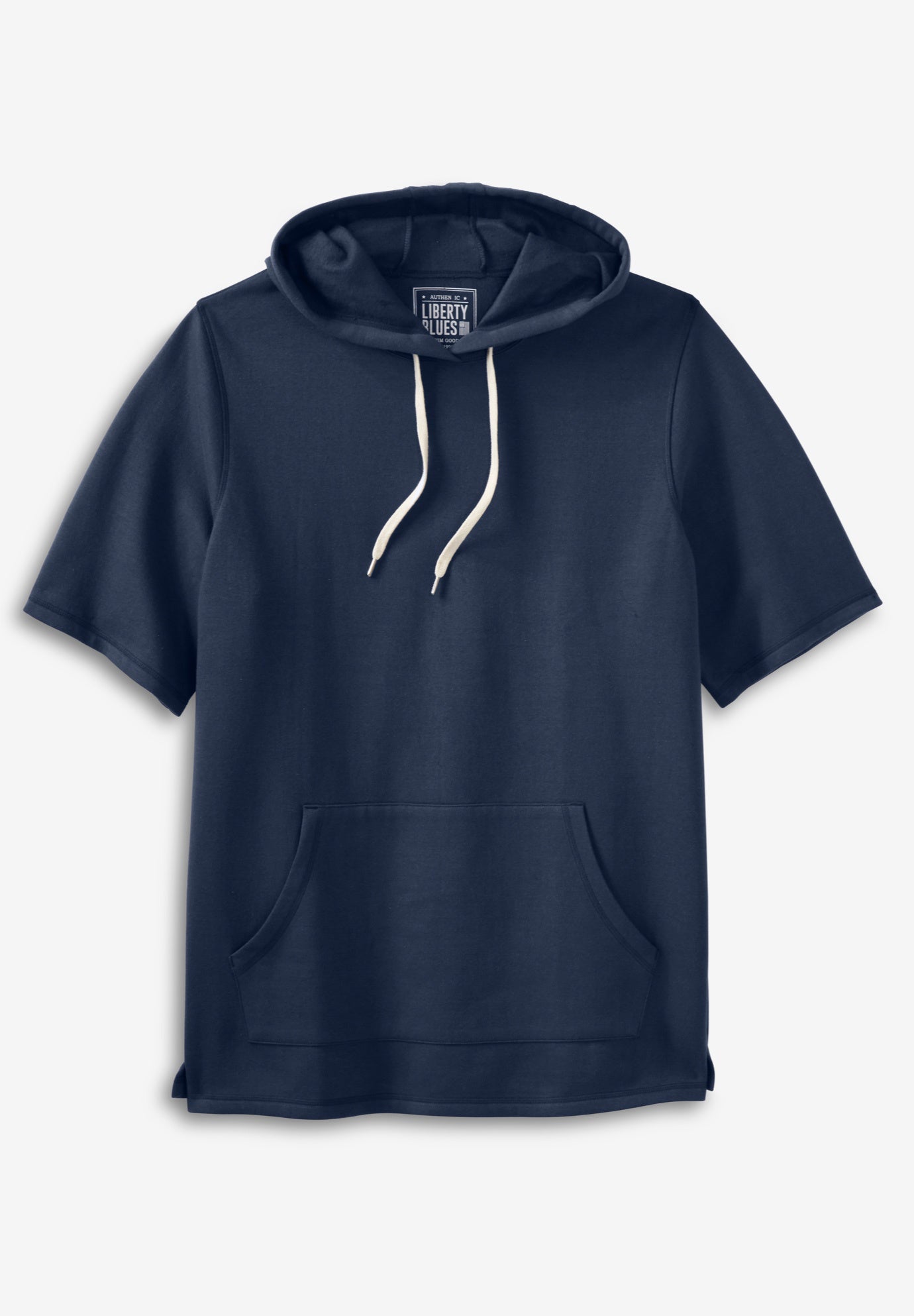 Blue short on sale sleeve hoodie