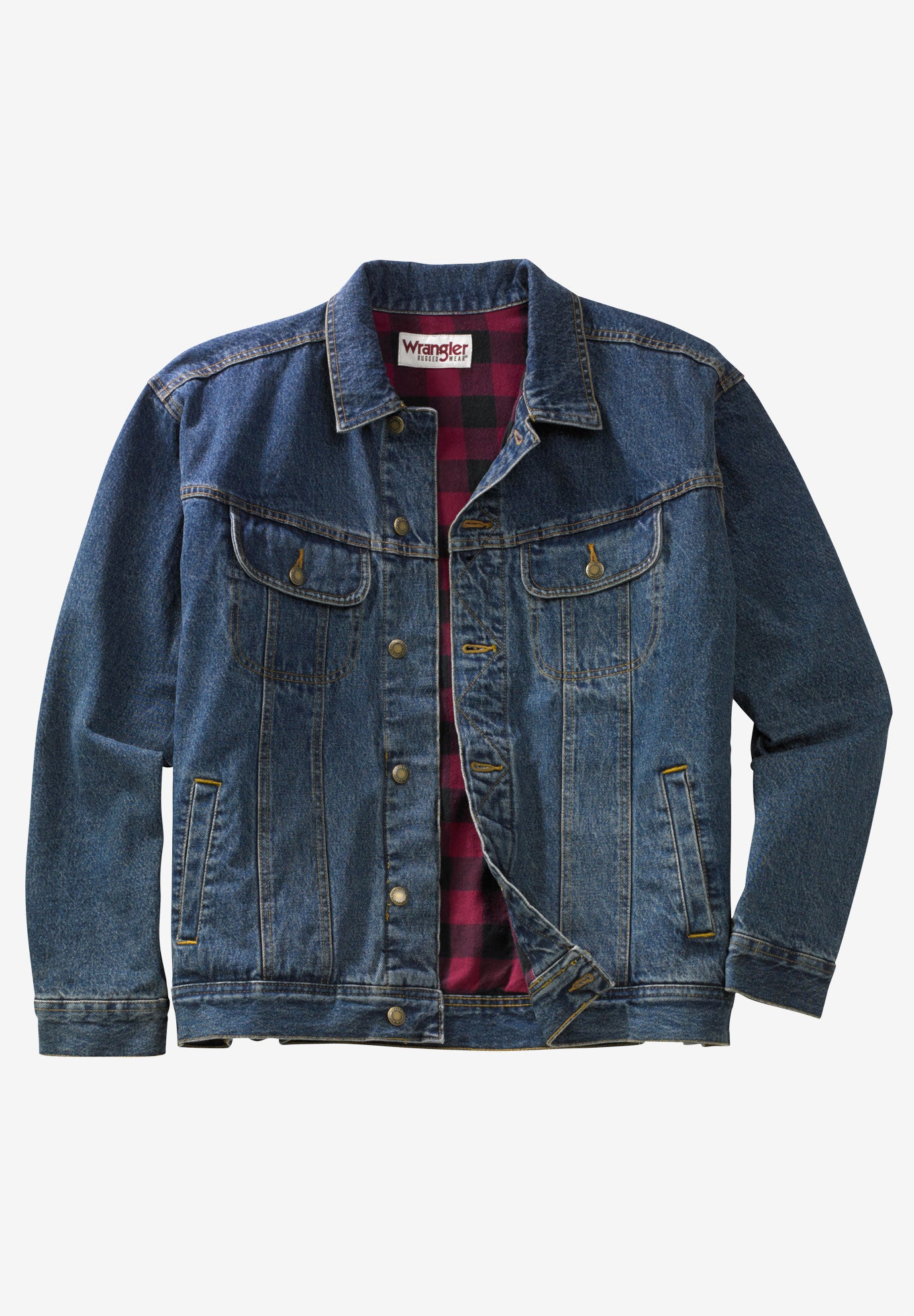 wrangler flannel jeans