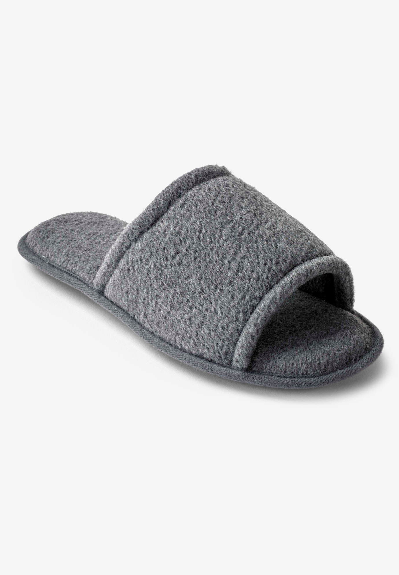 Fleece lined slide slipper, 