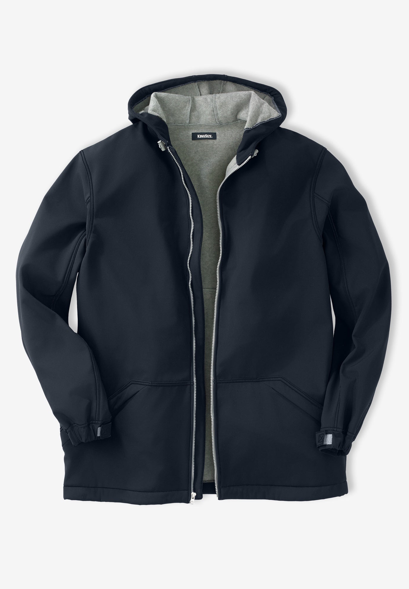 Fleece lined raincoat mens outlet