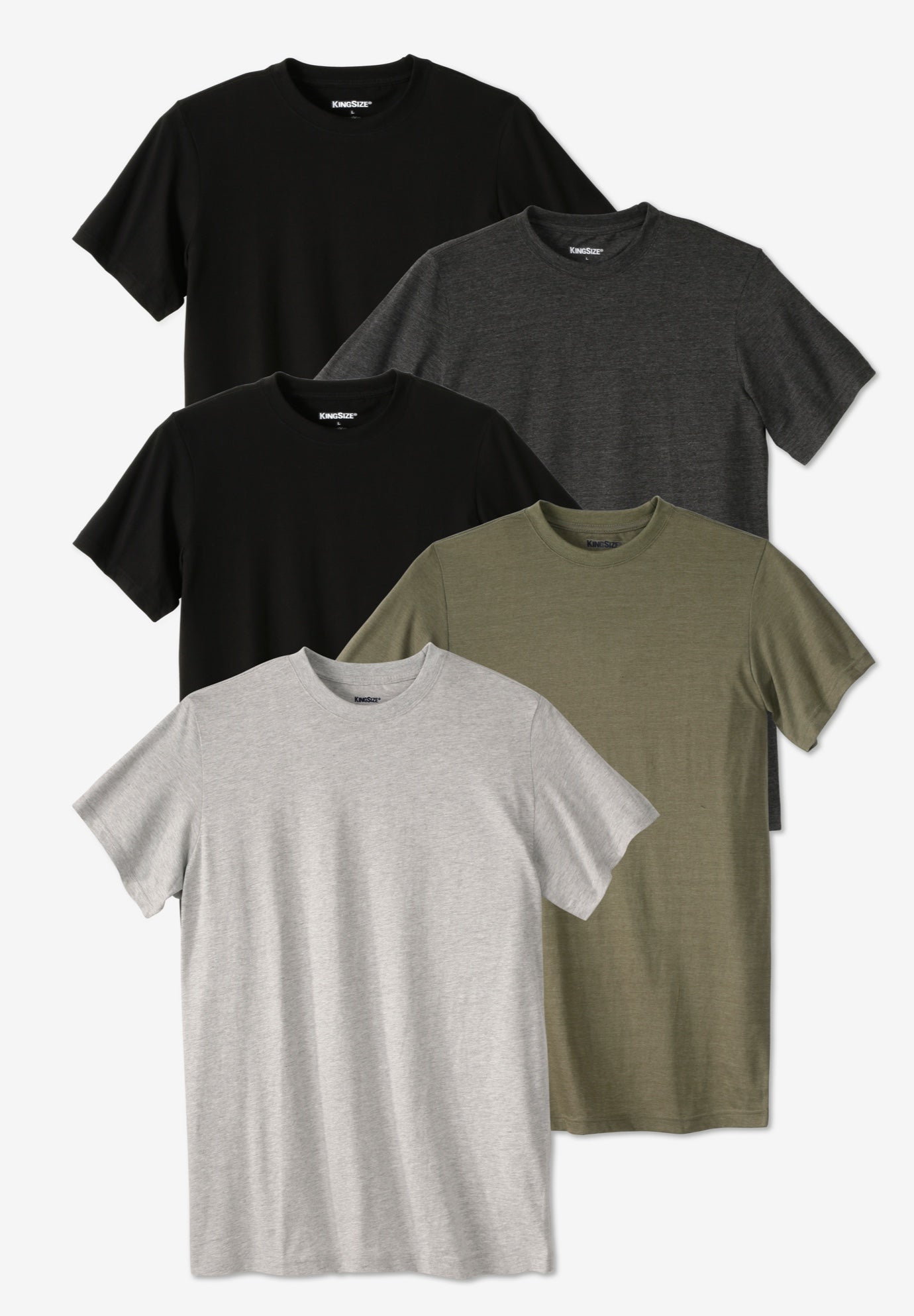 5Pack Undershirts King Size