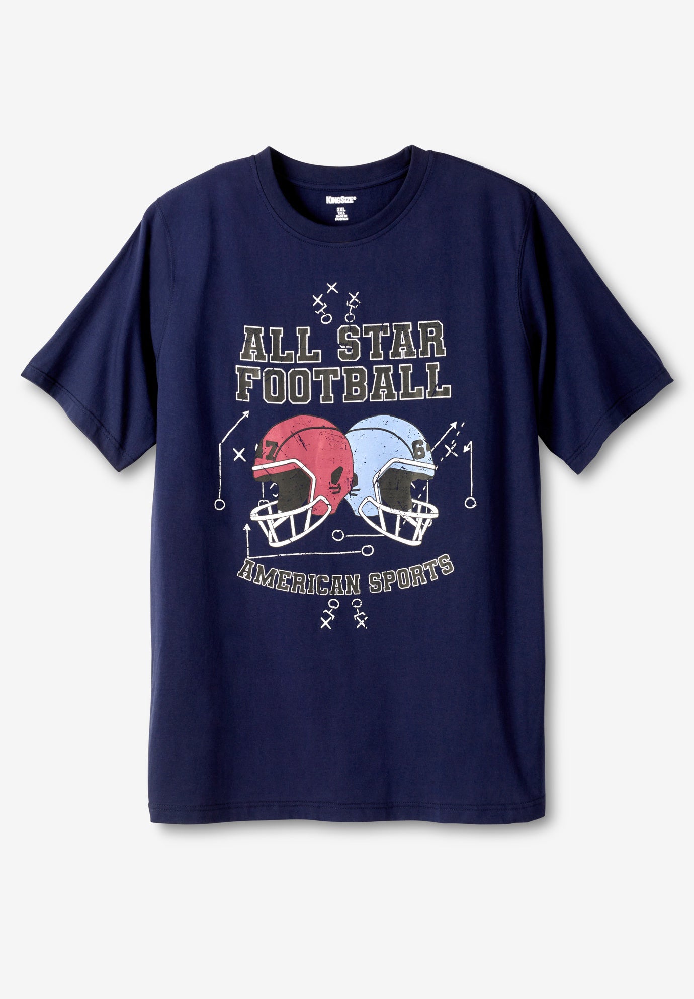 Football Graphic Tee King Size