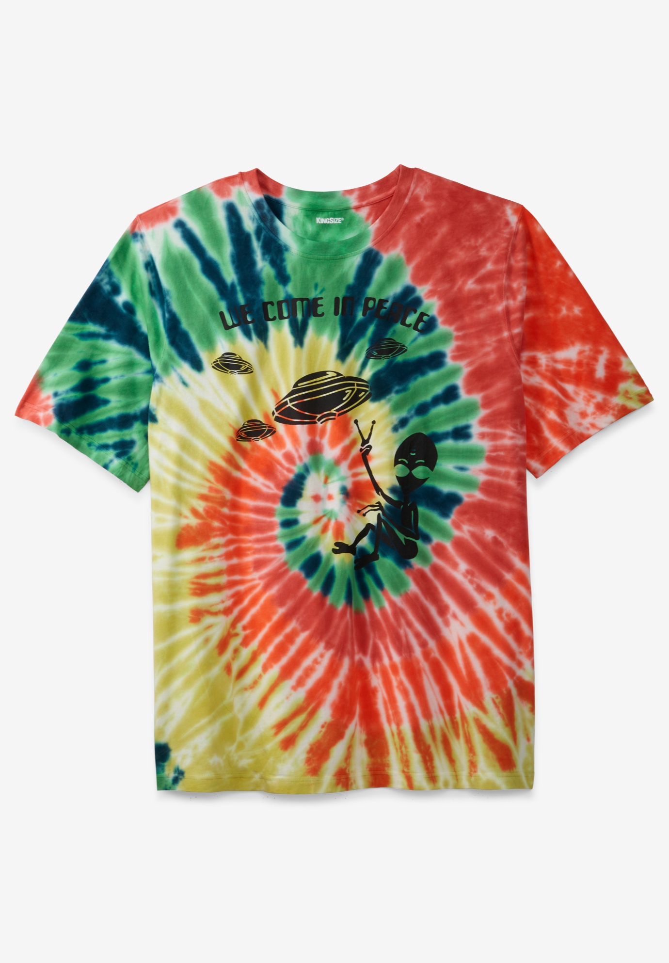 Tie-Dye Graphic Tee | King Size
