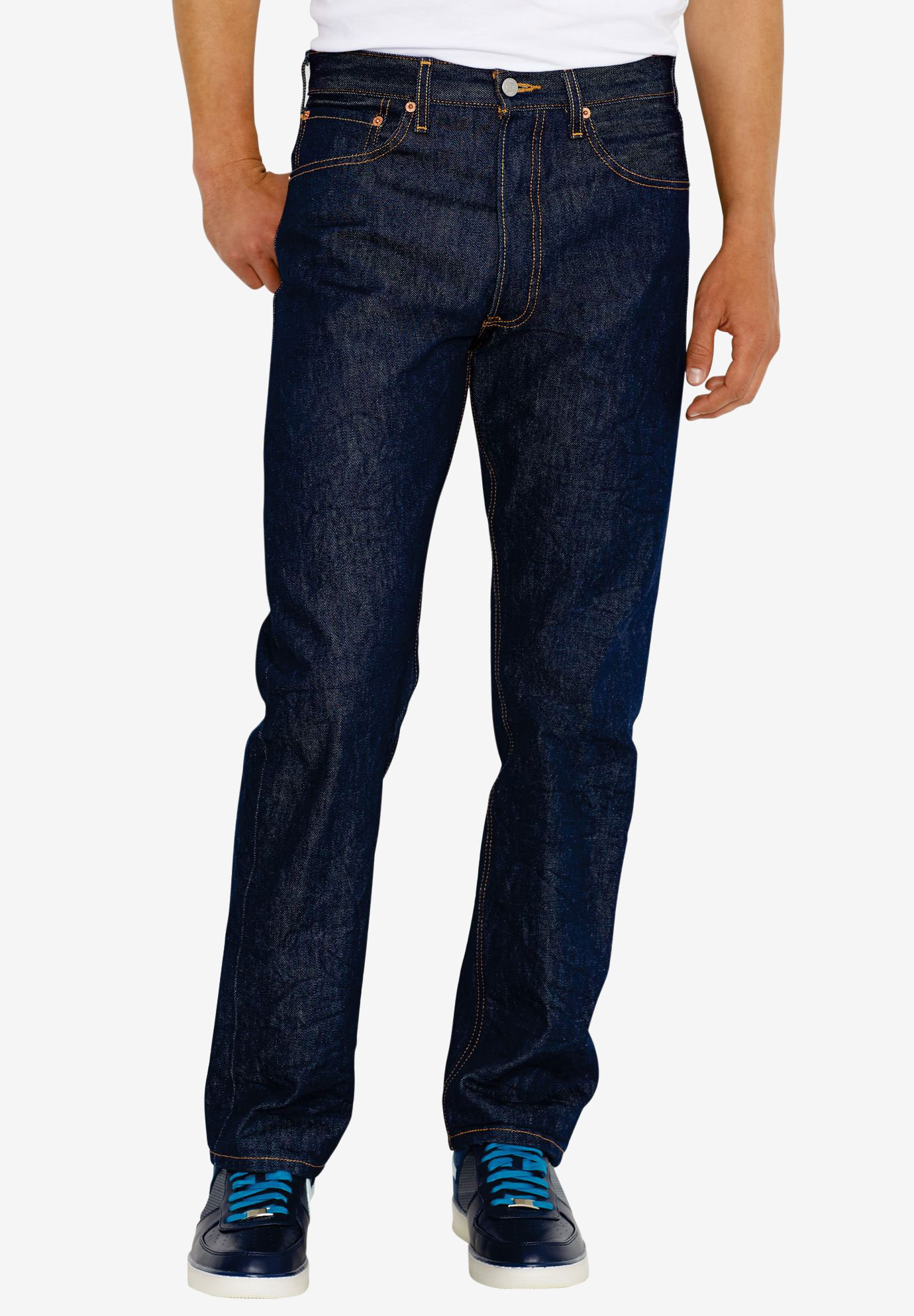 Levi's® 501® Shrink-To-Fit™ Straight Leg Jeans | King Size