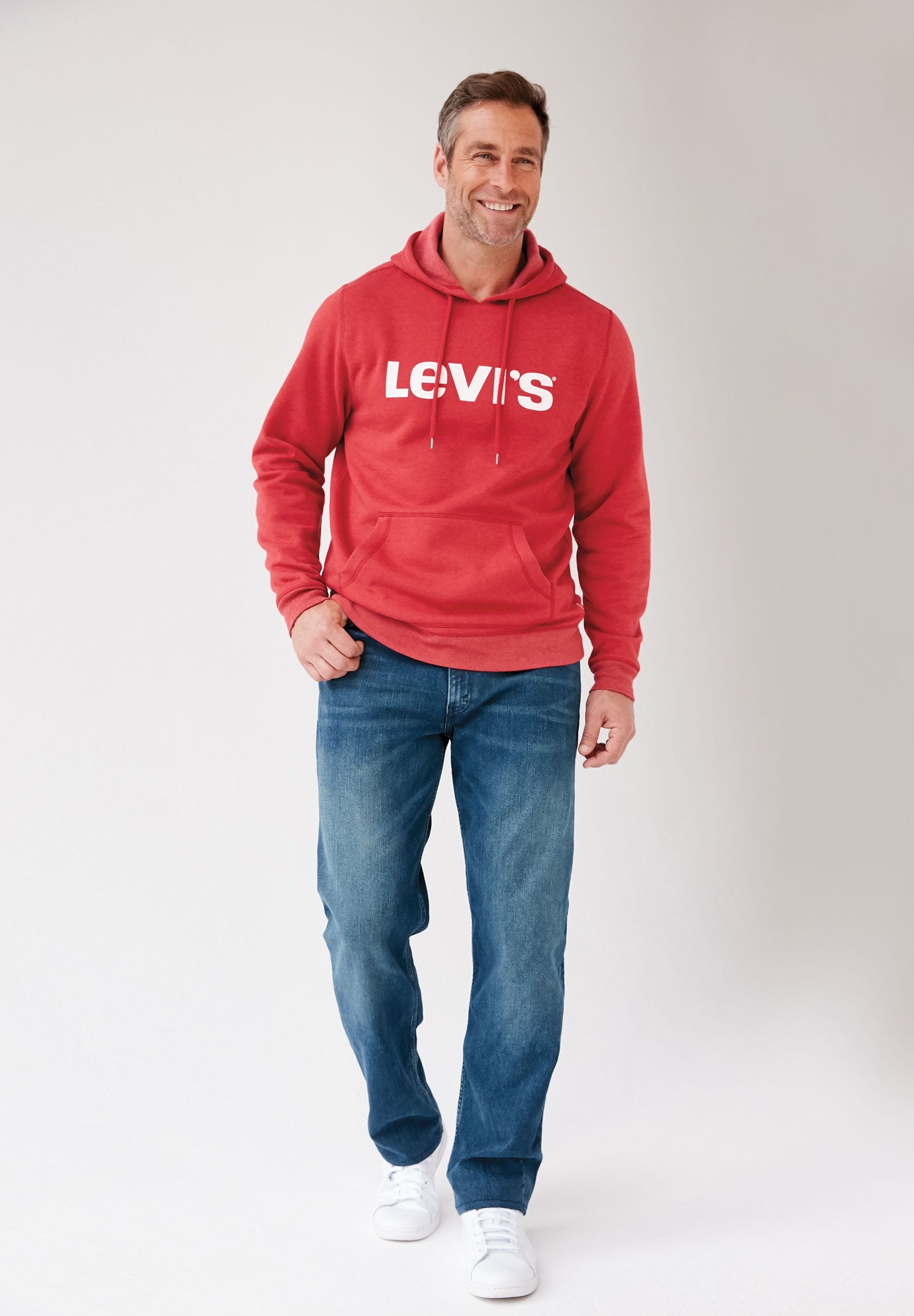 Levi's wavy colorblock pullover hoodie Clearance