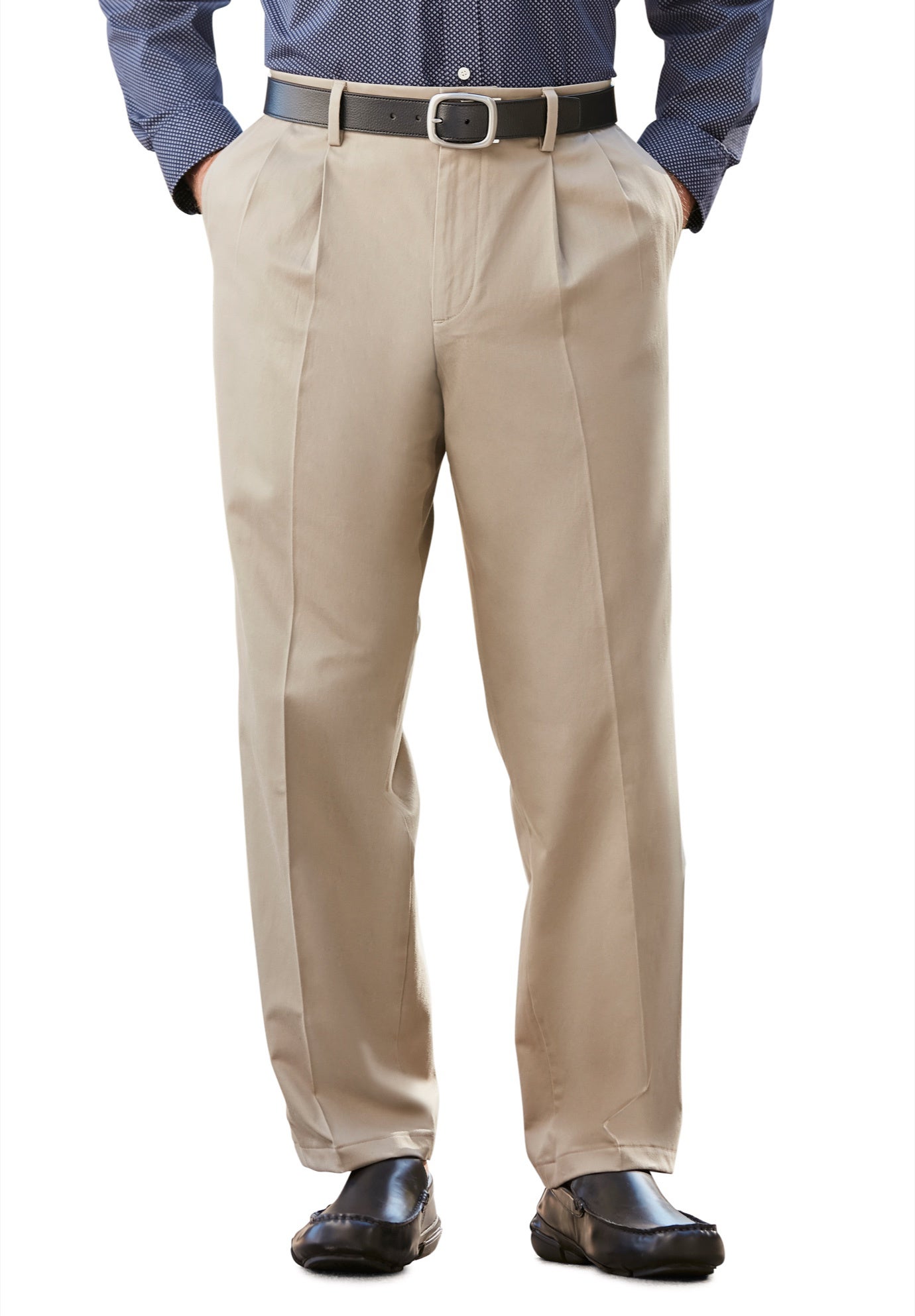 docker jeans pleated front
