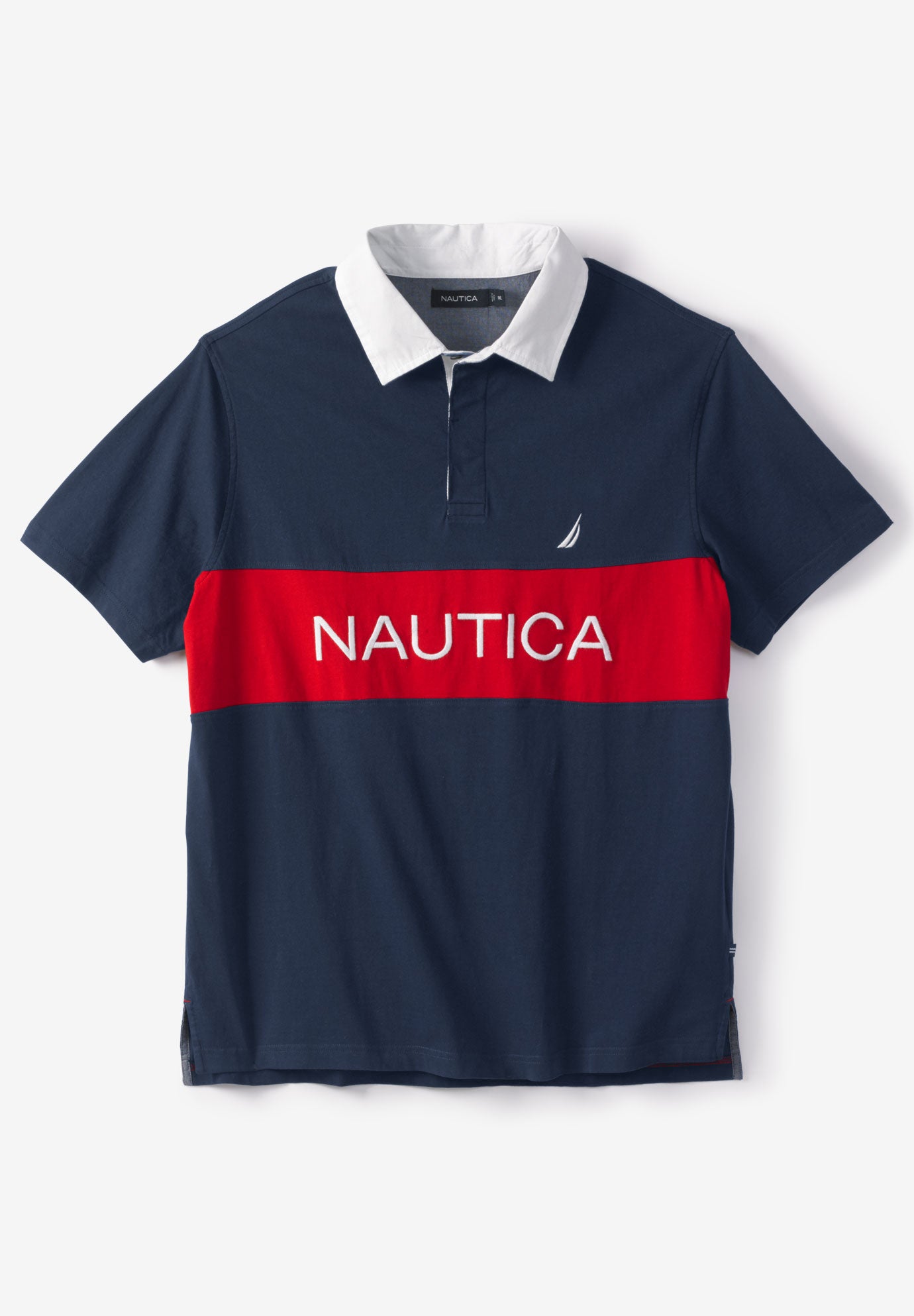 Nautica® Navtech Color Block Polo Shirt Big and Tall Shirts King Size