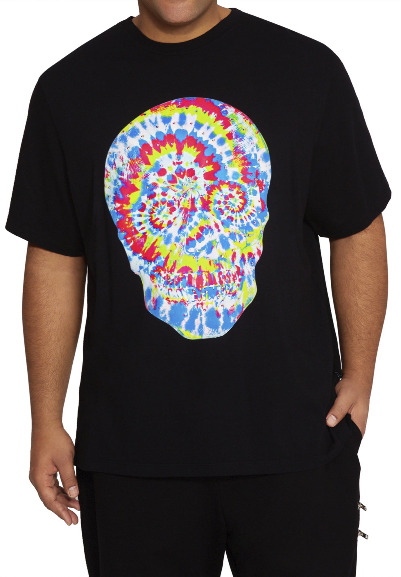 rhinestone skull t shirt