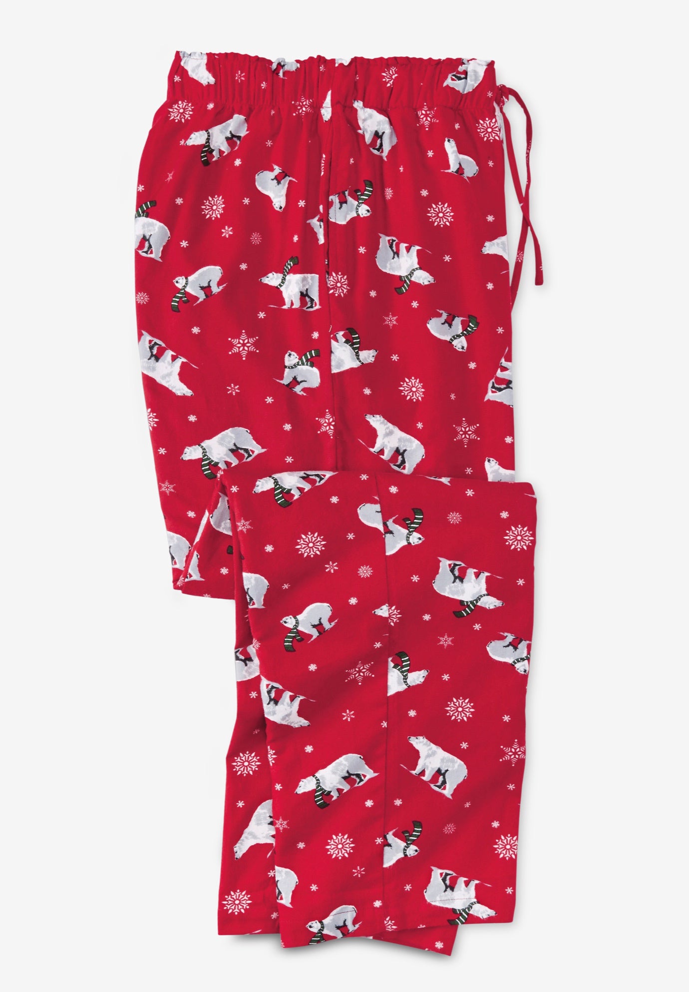 flannel print pants